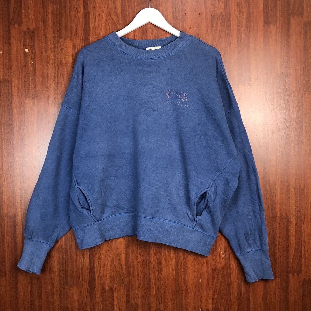 Japanese Brand Roanoke Studio Clip Blue vintage Sweatshirt #7530 Size US M / EU 48-50 / 2 - 5 Thumbnail