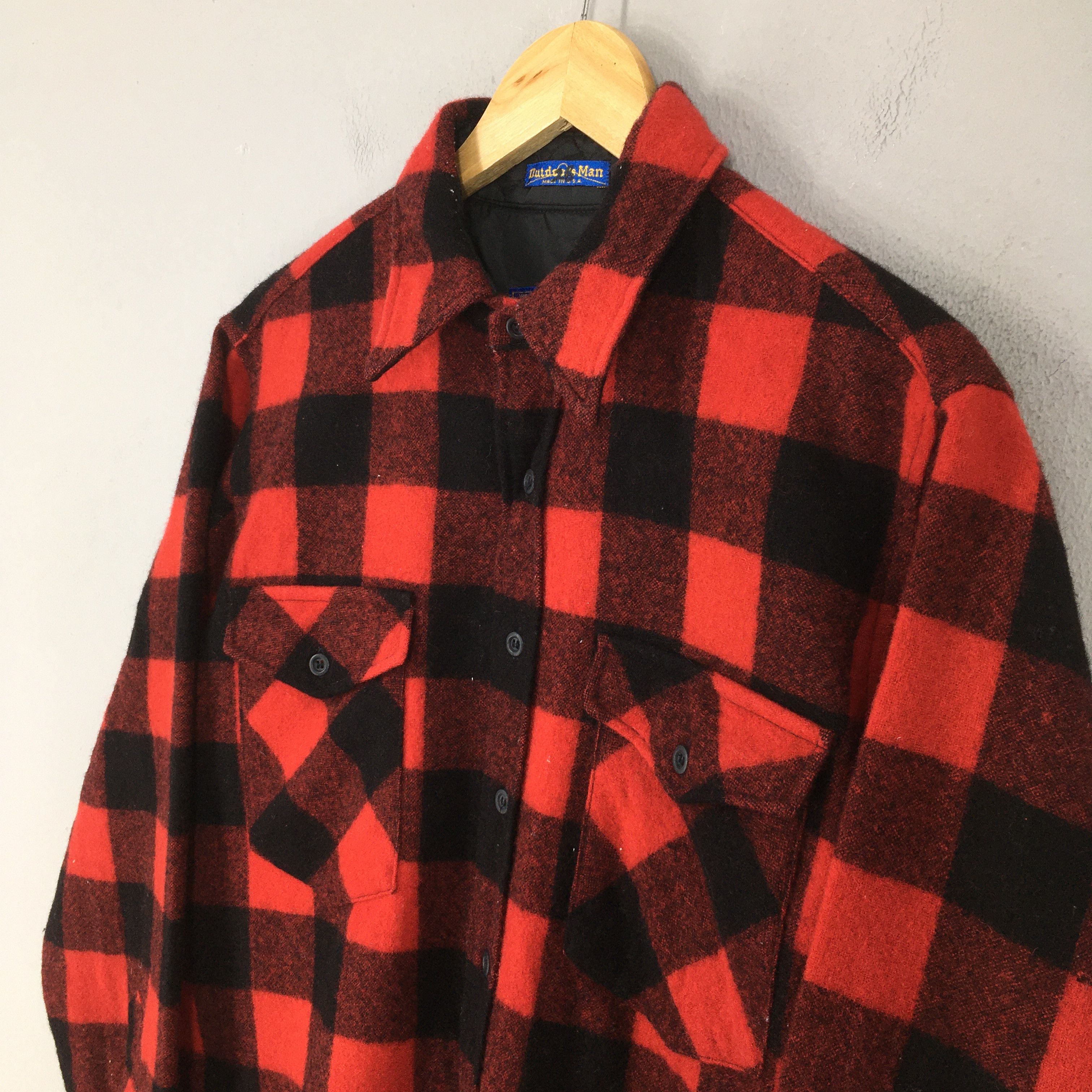 Pendleton Vintage 1980s Pendleton Plaid Shadow Checkered Shirt Large Size US L / EU 52-54 / 3 - 3 Thumbnail