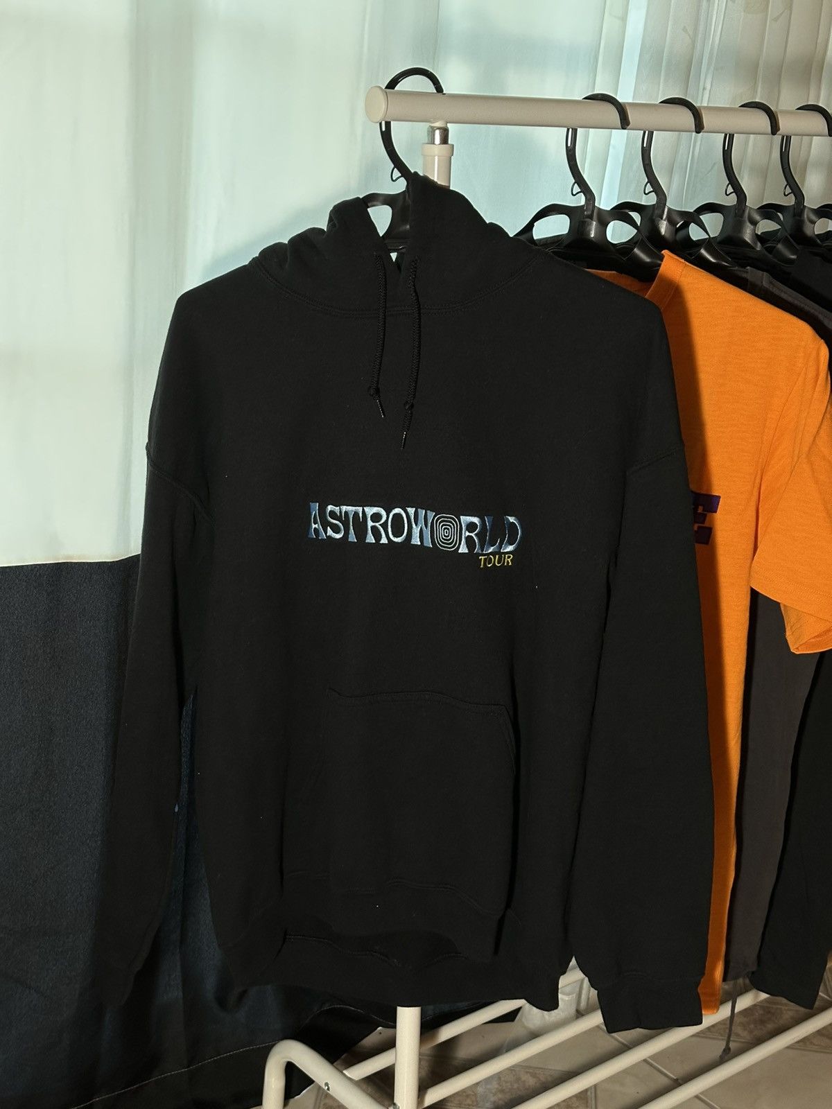 Travis Scott Black Astroworld Tour Hoodie Medium Size US M / EU 48-50 / 2 - 1 Thumbnail