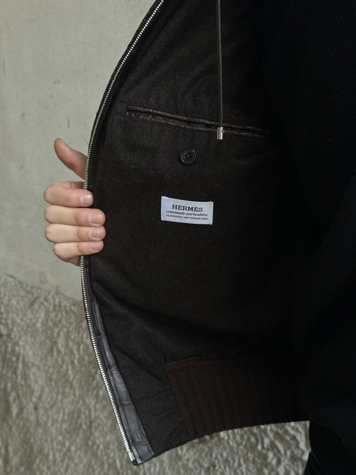 Hermes SOLD SOLD Hermès Crocodile Leather Special Order 1/1 Jacket Size US M / EU 48-50 / 2 - 21 Thumbnail