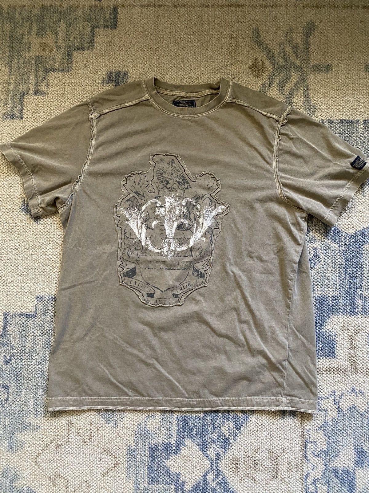 Nautica Nautica jeans brown inside out tee XL Size US XL / EU 56 / 4 - 1 Thumbnail