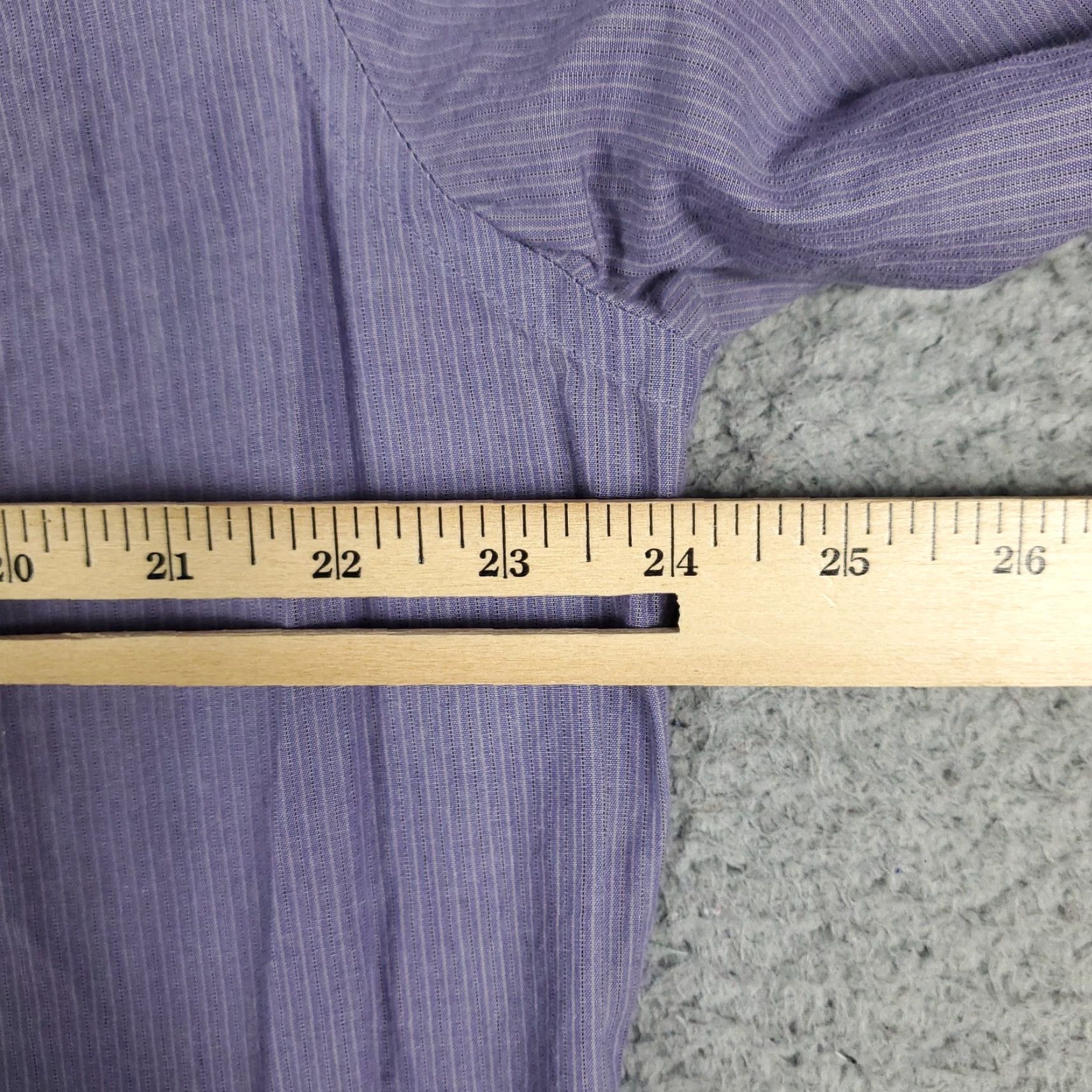 Banana Republic Banana Republic Button-Up Shirt Mens Large Purple Long Sleeve Casual Classic Size US L / EU 52-54 / 3 - 6 Thumbnail