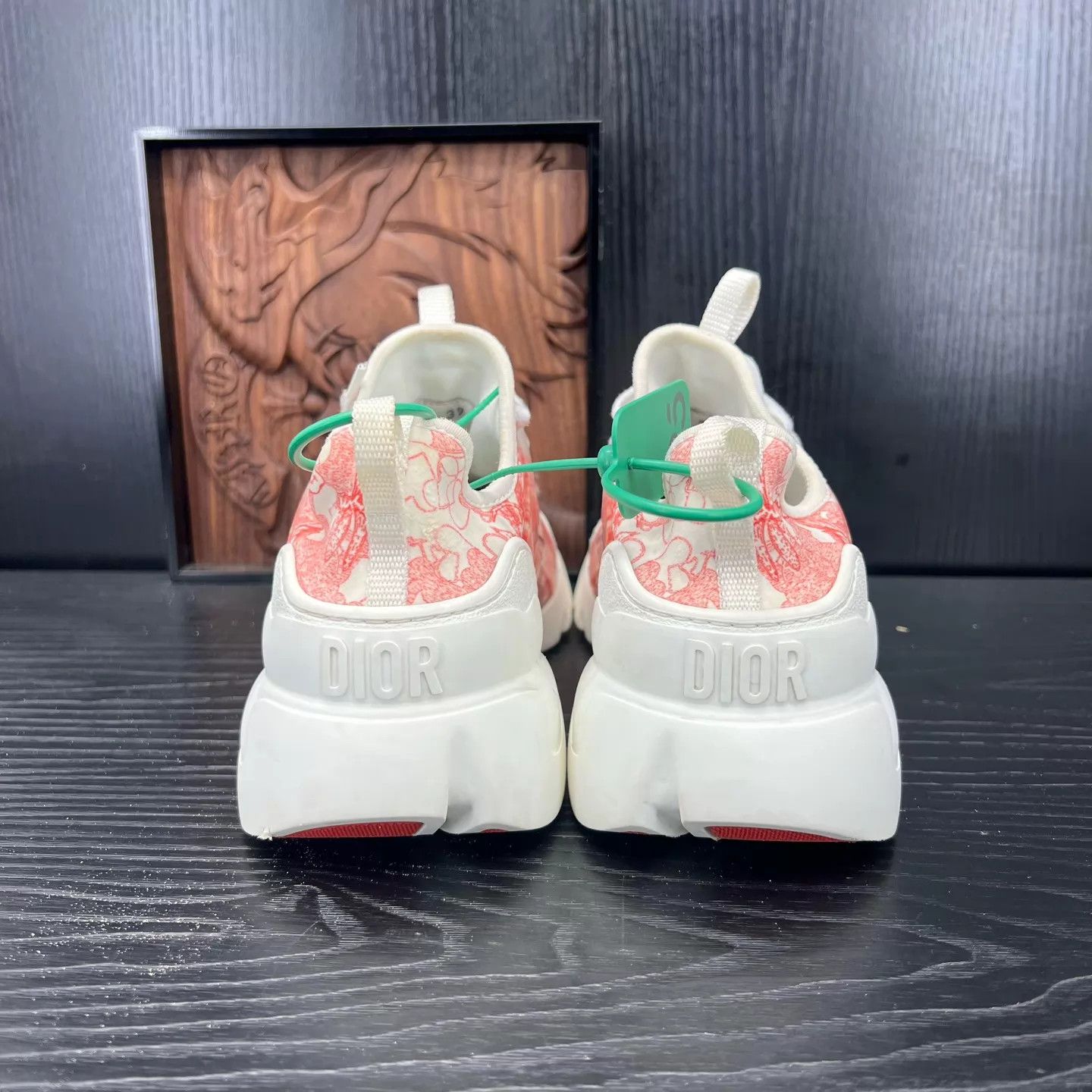 Dior DIOR D-Connect Red & White Size 39 Boxed New Size US 8.5 / IT 38.5 - 5 Thumbnail