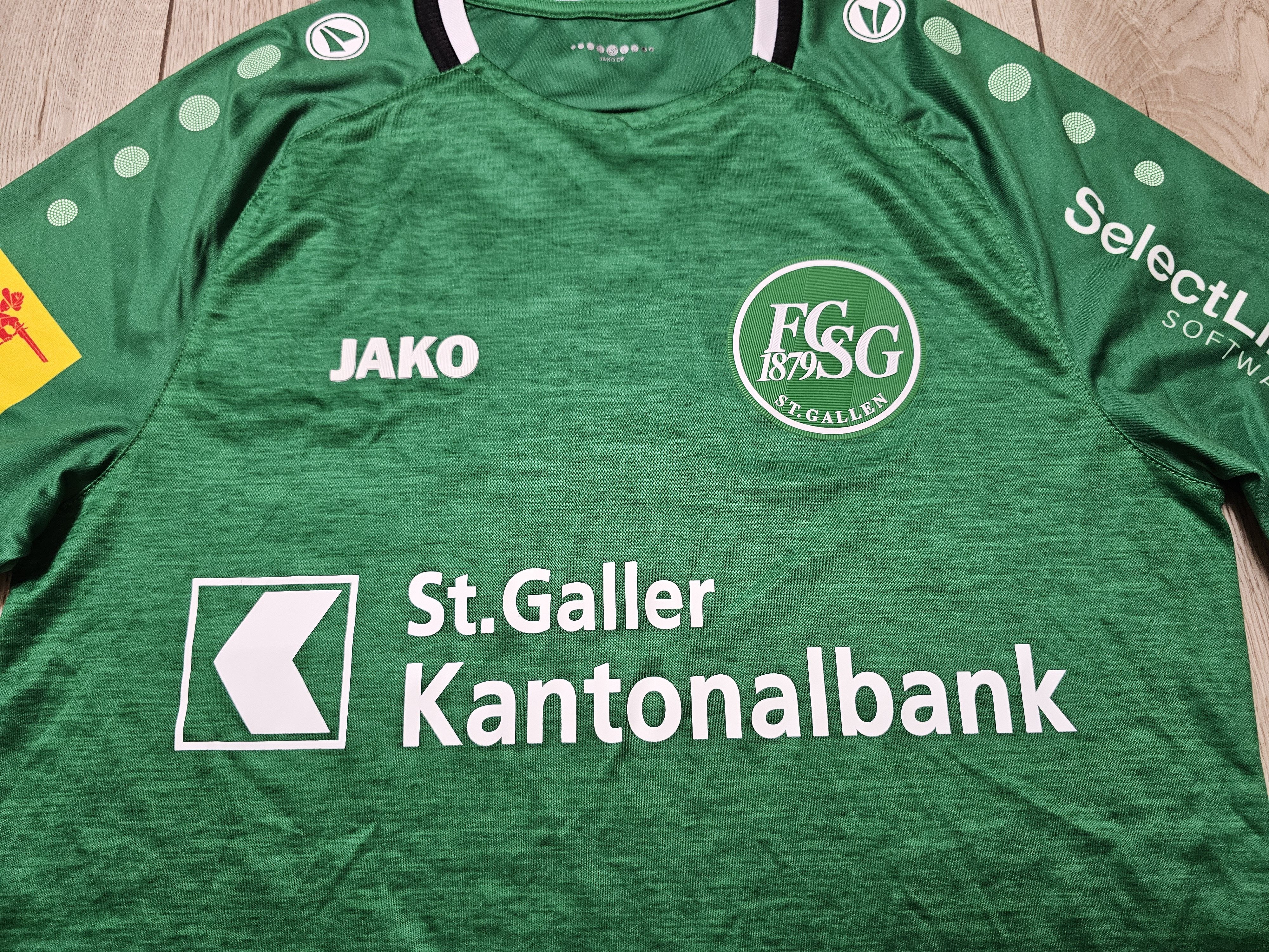All Sport ST GALLEN 2019 2020 HOME FOOTBALL SHIRT SOCCER JERSEY Size US S / EU 44-46 / 1 - 3 Thumbnail
