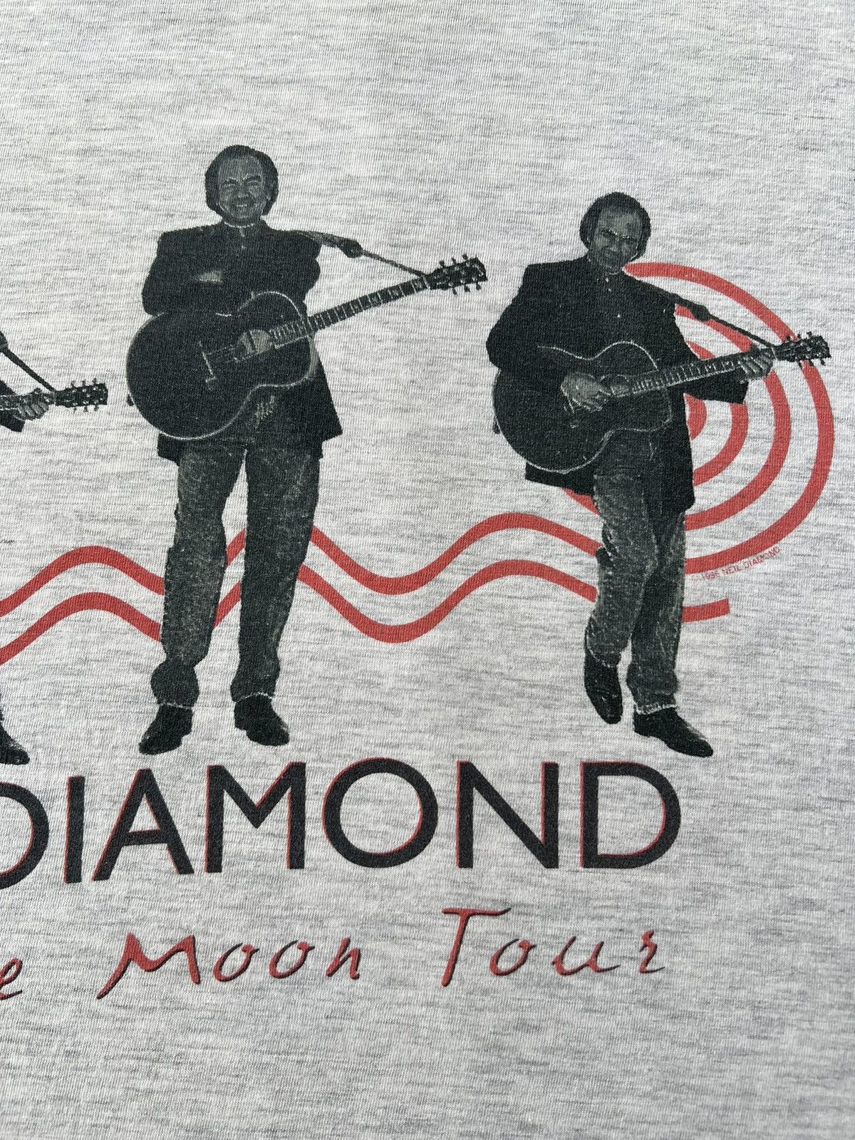 Band Tees Vintage 1996 Neil Diamond Tennessee Moon Tour T-shirt Size US XL / EU 56 / 4 - 5 Thumbnail