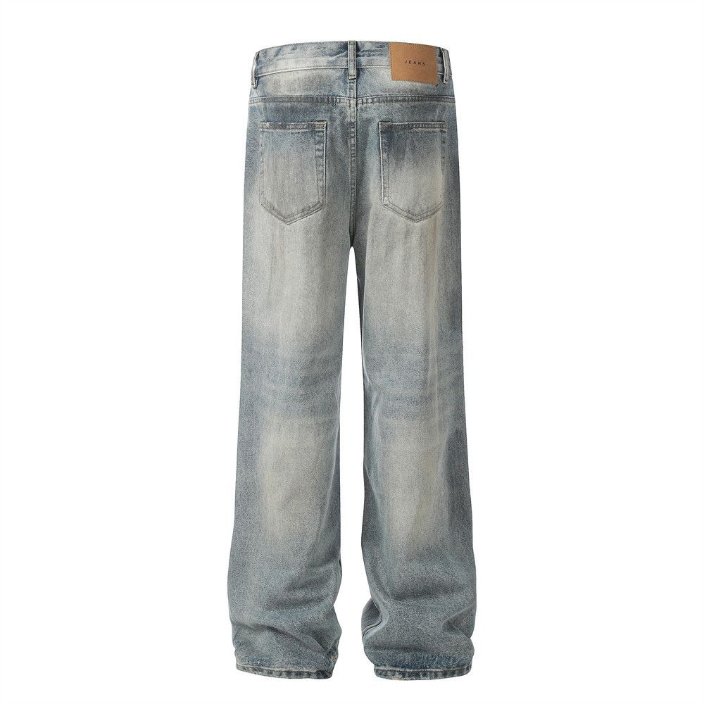 Japanese Brand × Vintage Men's loose casual punk heavy cargo distressed jeans Size US 32 / EU 48 - 3 Thumbnail