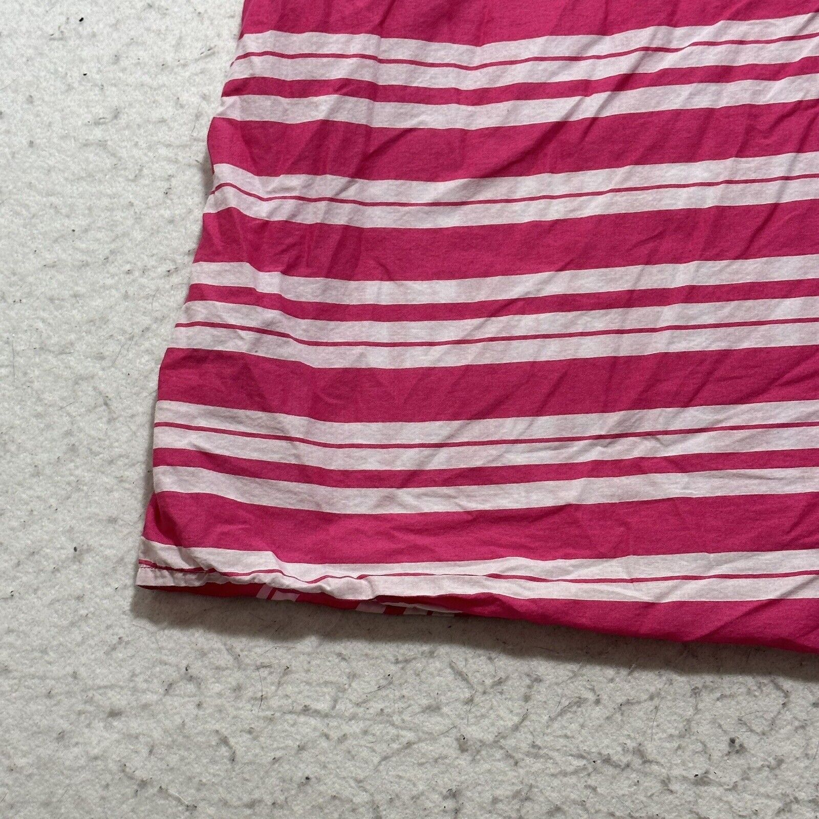 Other Woman Within 1X Sleeveless Pink Stripe Blouse Button Top Size XL / US 12-14 / IT 48-50 - 17 Thumbnail