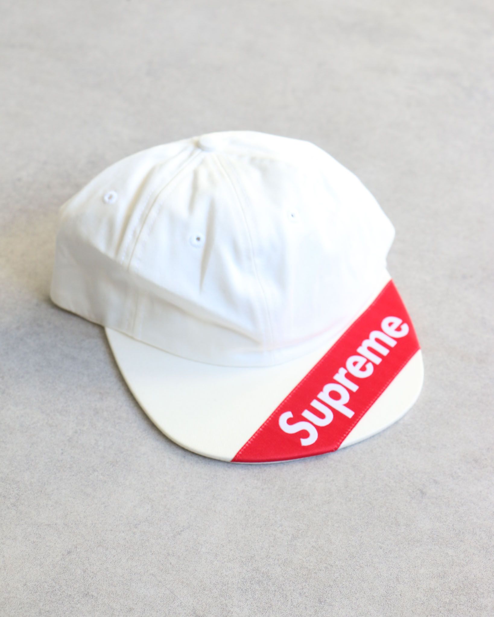 Supreme Supreme Holographic White Logo Camp Hat | Grailed