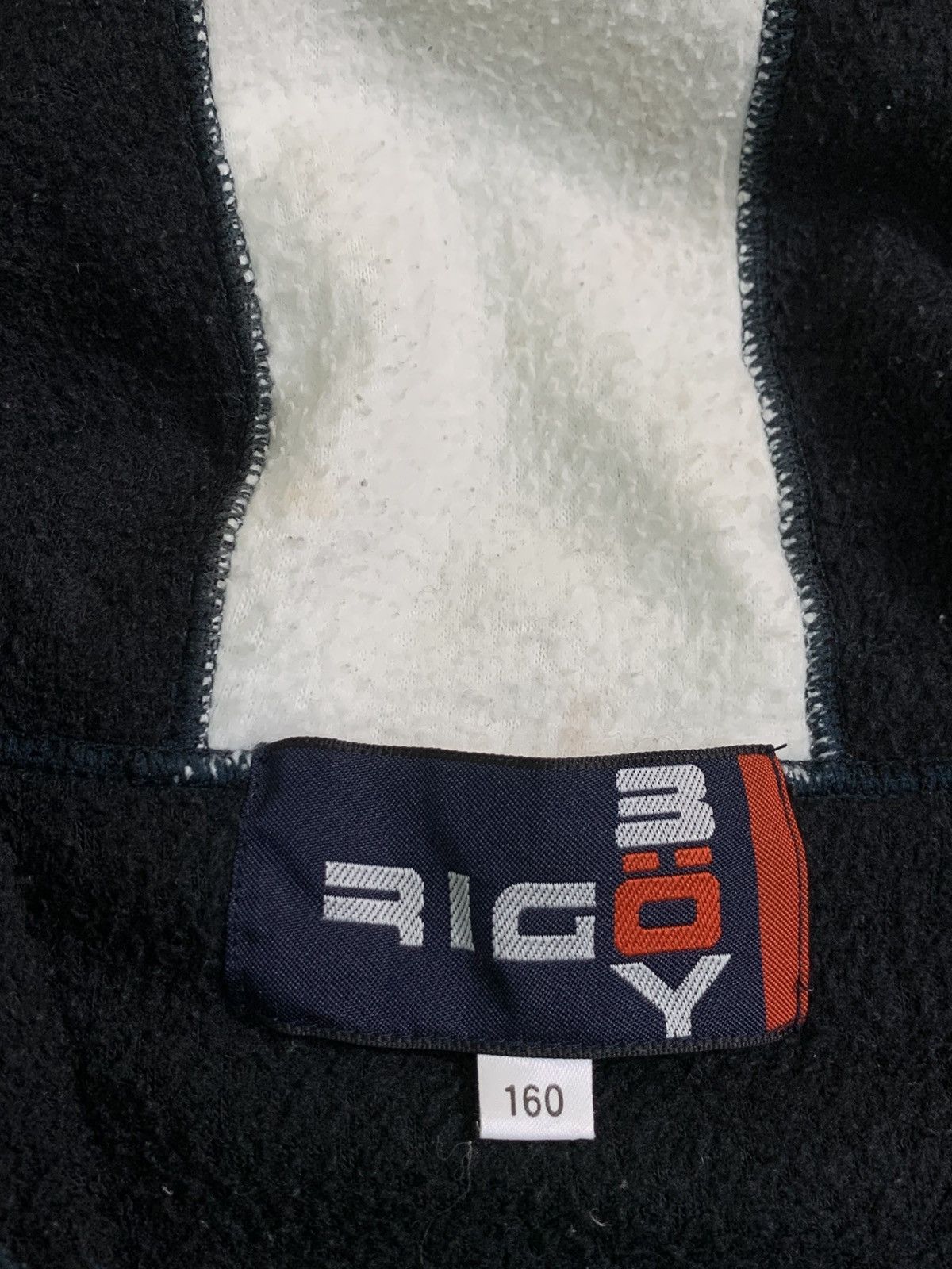 Japanese Brand Rare Design Rigo Boy Half Zipper Hoodie Fleece Jackets Size US M / EU 48-50 / 2 - 4 Thumbnail