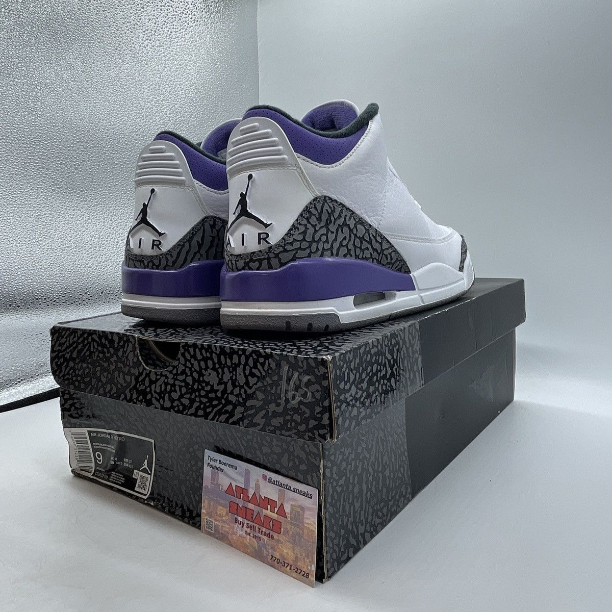 Jordan Brand Air Jordan 3 dark iris Size US 9 / EU 42 - 5 Thumbnail