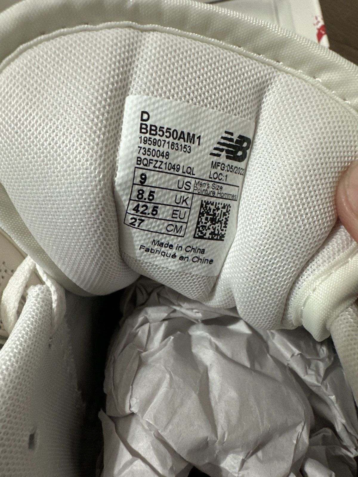 Aime Leon Dore × New Balance ALD NB P550 in White/Taupe Size US 9 / EU 42 - 11 Thumbnail