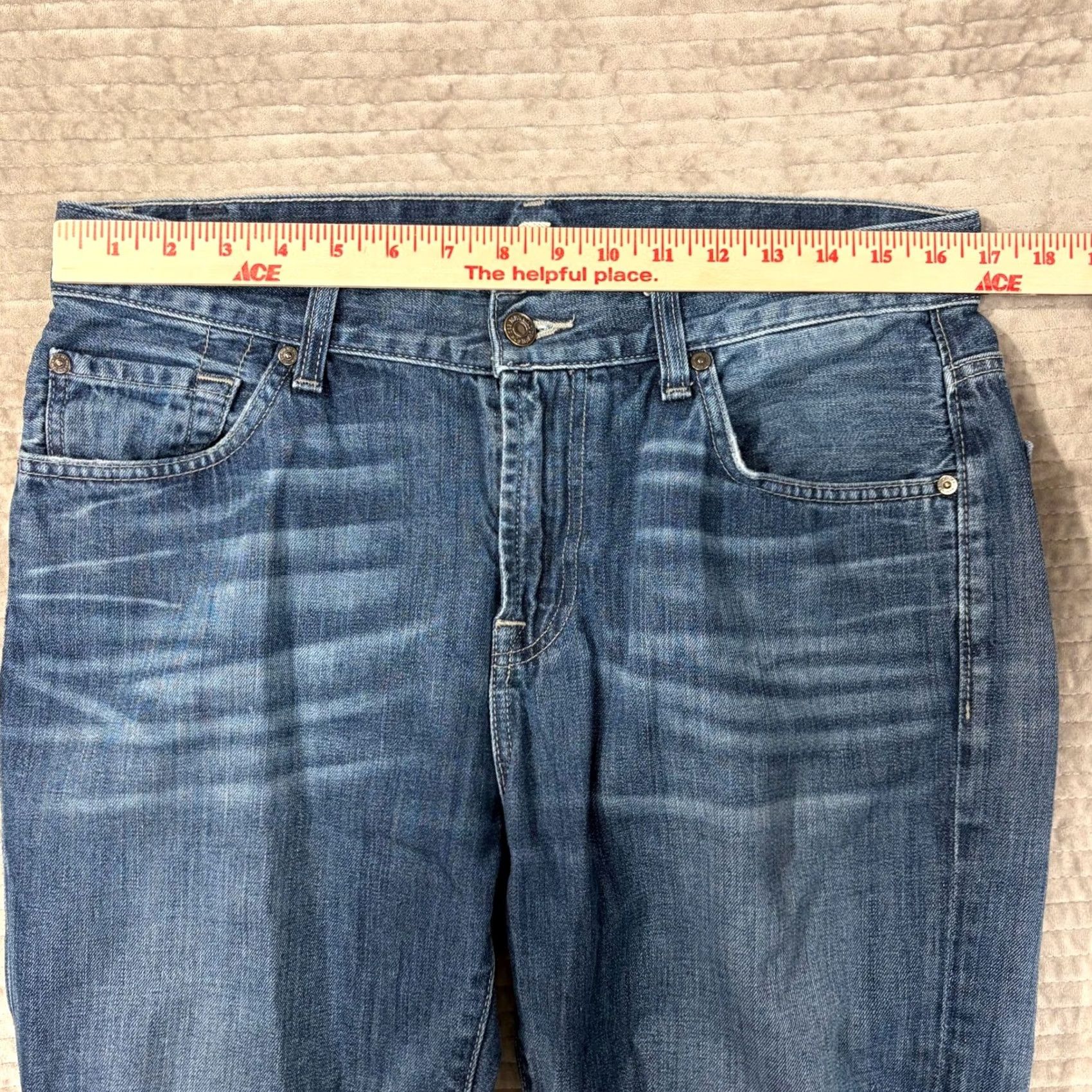 7 For All Mankind 7 For All Mankind Austyn Relaxed Straight Jeans Mens 32 Medium Wash Blue Size US 32 / EU 48 - 6 Thumbnail
