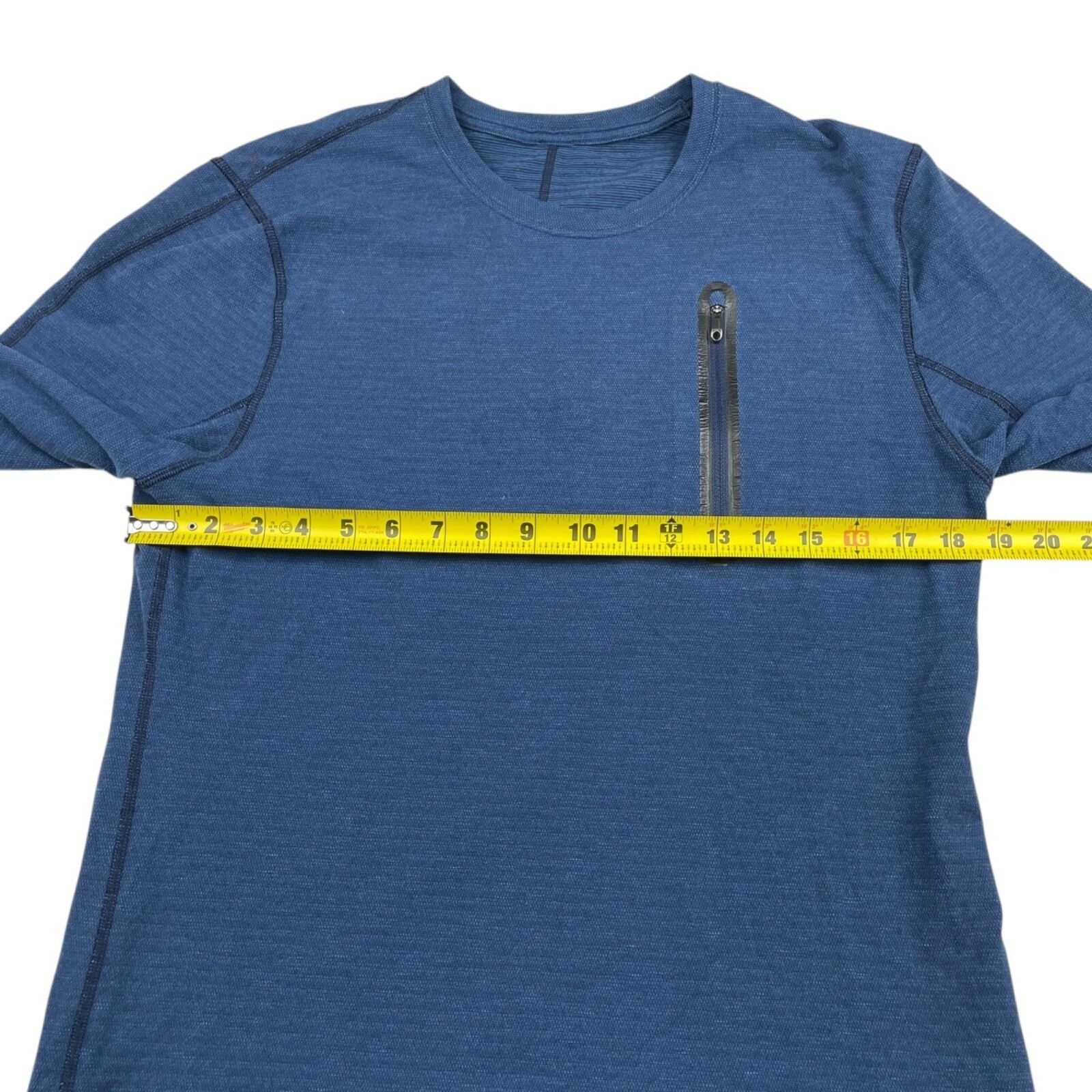 Lululemon Lululemon Men's Cargo Pocket Crewneck Sweatshirt Blue • Medi Size US M / EU 48-50 / 2 - 7 Thumbnail