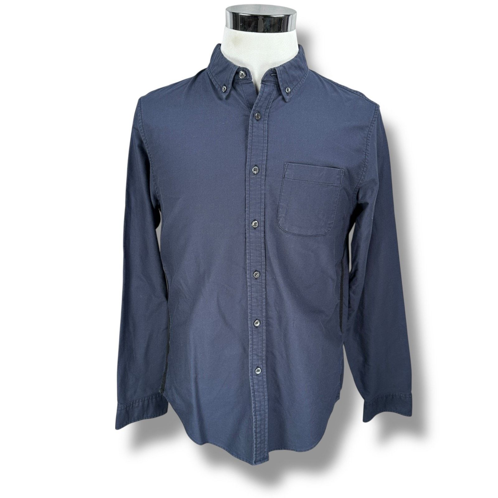 Outerknown Outerknown Shirt Mens Medium Blue Organic Cotton Long Sleeve Size US M / EU 48-50 / 2 - 1 Thumbnail