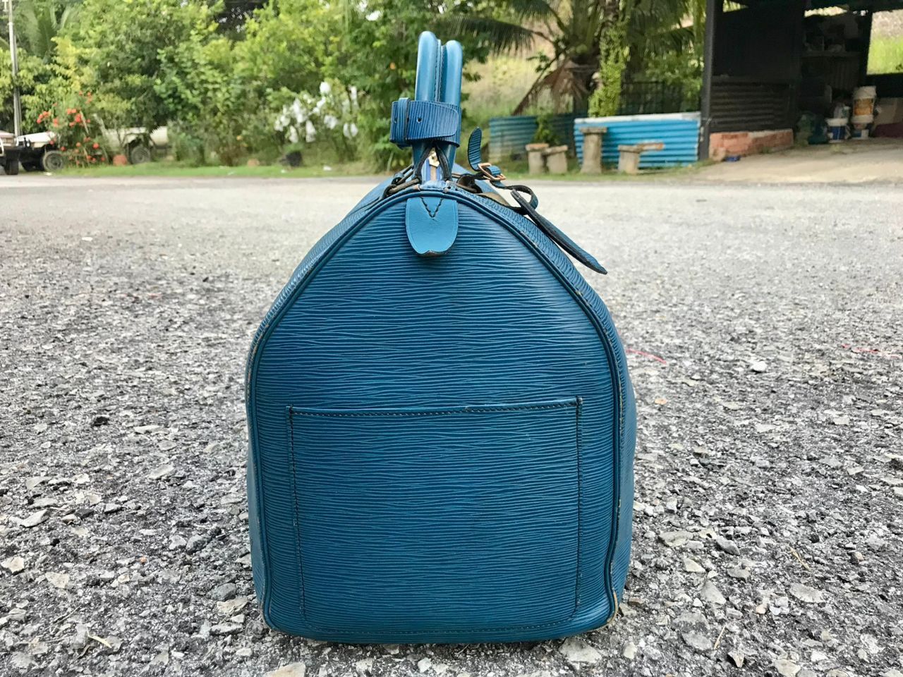 Louis Vuitton Authentic Vintage Louis Vuitton Keepall 50 Epi Travel Bag Size ONE SIZE - 5 Thumbnail