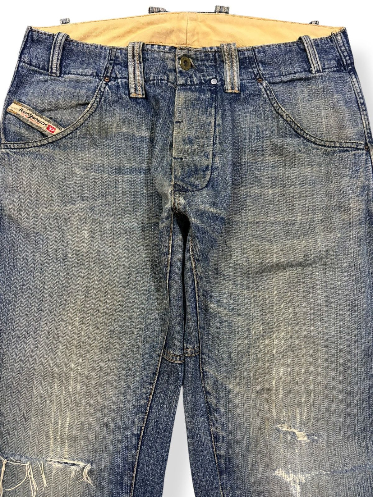 Diesel Vintage Diesel Industry Mud Wash Baggy Distressed Jeans Size US 32 / EU 48 - 3 Thumbnail