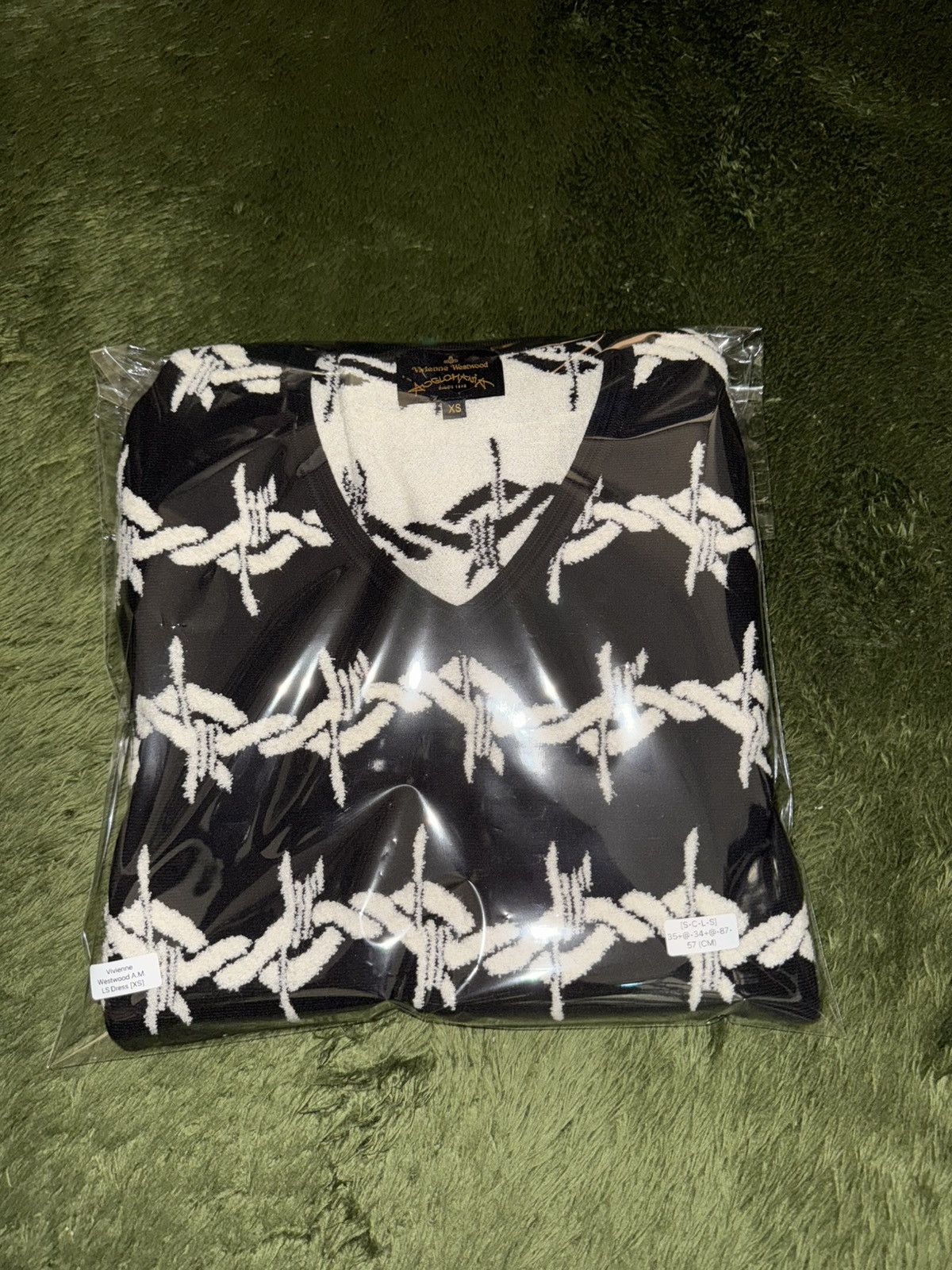 Vivienne Westwood [XS] Vivienne Westwood Anglomania Wire Graphic Knit Dress Size XS / US 0-2 / IT 36-38 - 12 Thumbnail