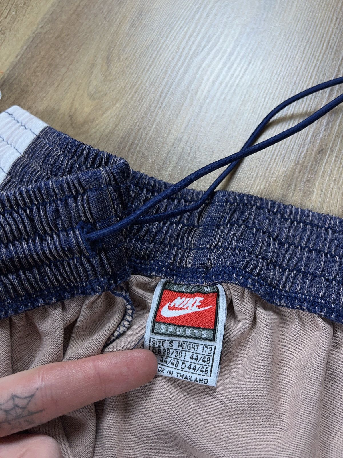 Nike ➕90s crazy Nike zip baggy sweatpants team sports rare Size US 31 - 5 Thumbnail