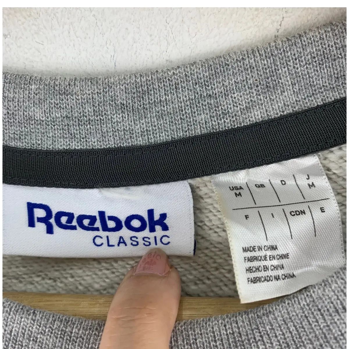 Reebok Vintage REEBOK CLASSIC Embroidered Ringer Sweatshirt Size M / US 6-8 / IT 42-44 - 9 Thumbnail