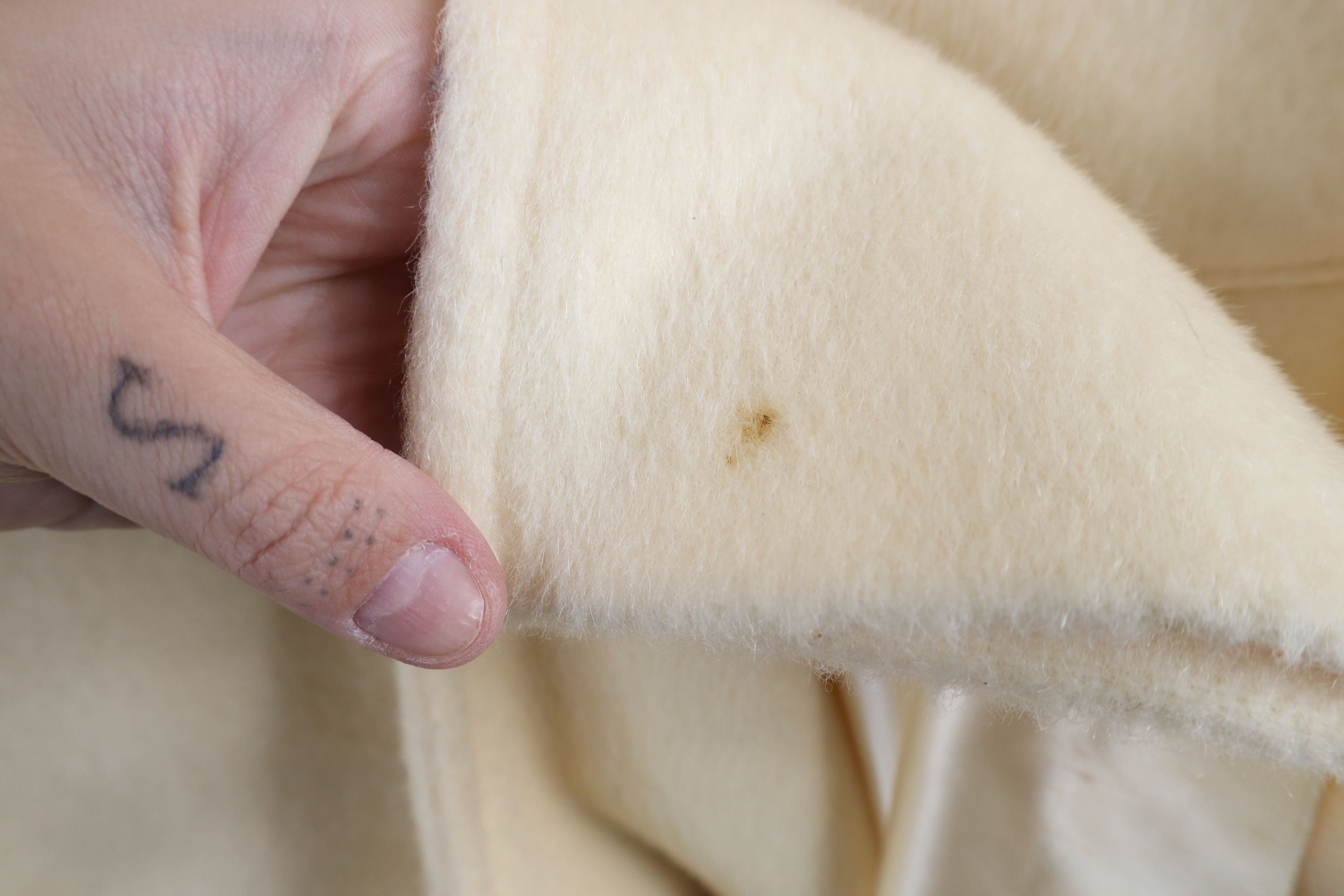 Pendleton × Vintage Vintage 70s Pendleton Wool Trench Coat Jacket Cream USA Size L / US 10 / IT 46 - 5 Thumbnail