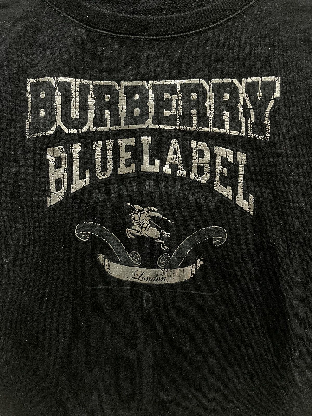 Burberry × Designer × Vintage Burberry Logo Sweatshirt Size XS / US 0-2 / IT 36-38 - 3 Thumbnail