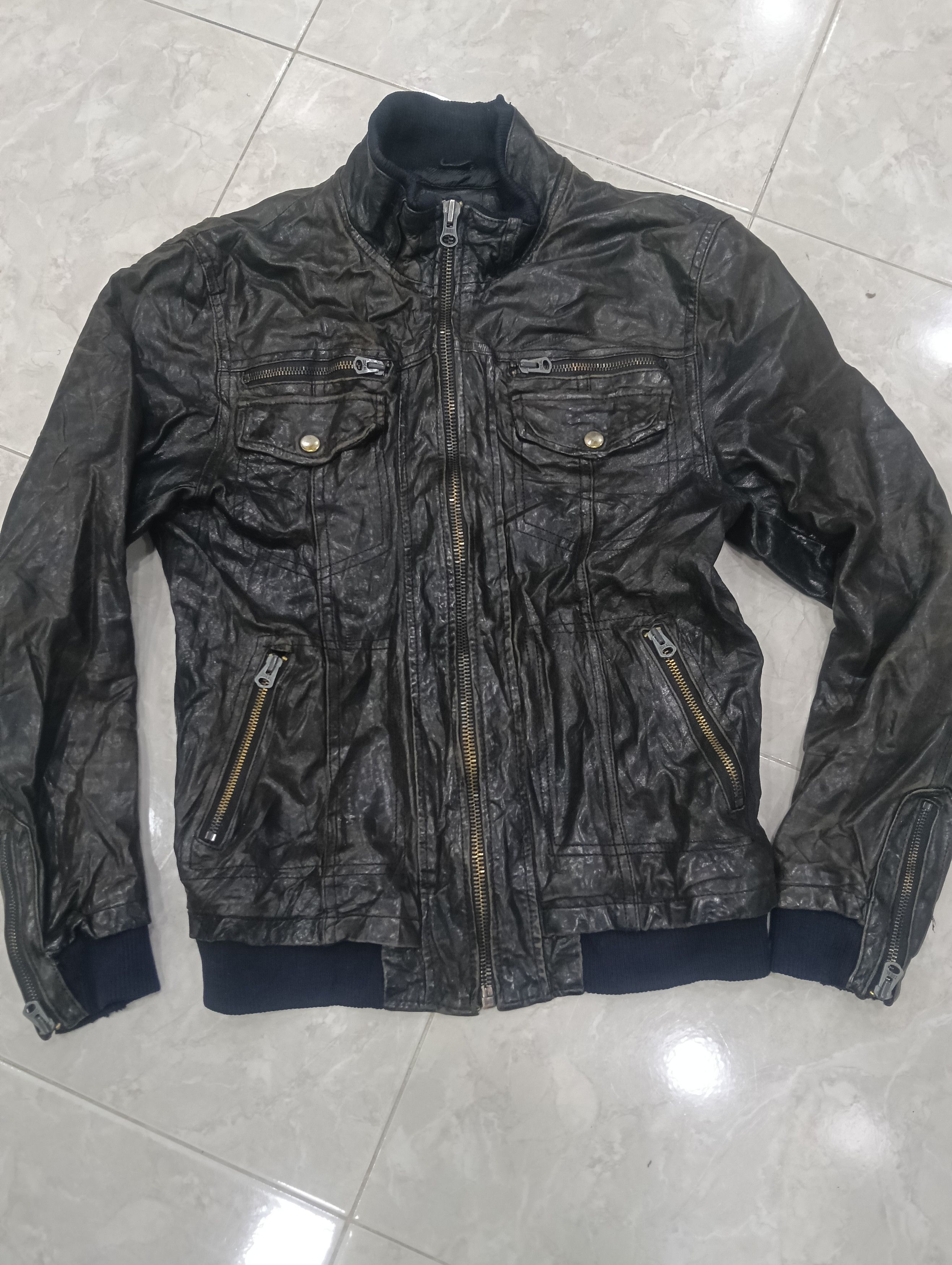 Japanese Brand Purete Leather Shine Jacket Size US M / EU 48-50 / 2 - 2 Thumbnail