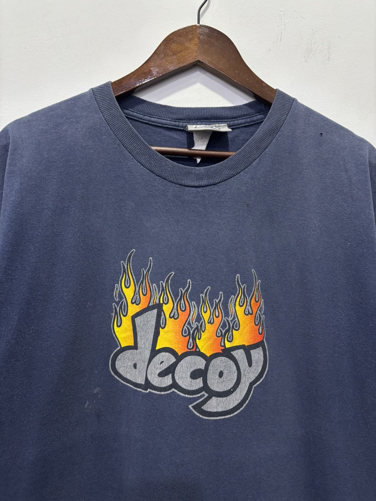 Vintage Vintage Decoy Skateboard Flames Tshirt Size US XL / EU 56 / 4 - 2 Thumbnail