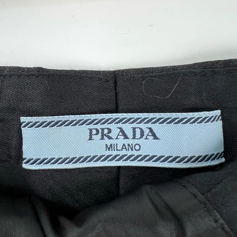 Prada Prada Black and gray suit wide-leg trousers 2505-Nextarrow Size US 26 / EU 42 - 5 Thumbnail