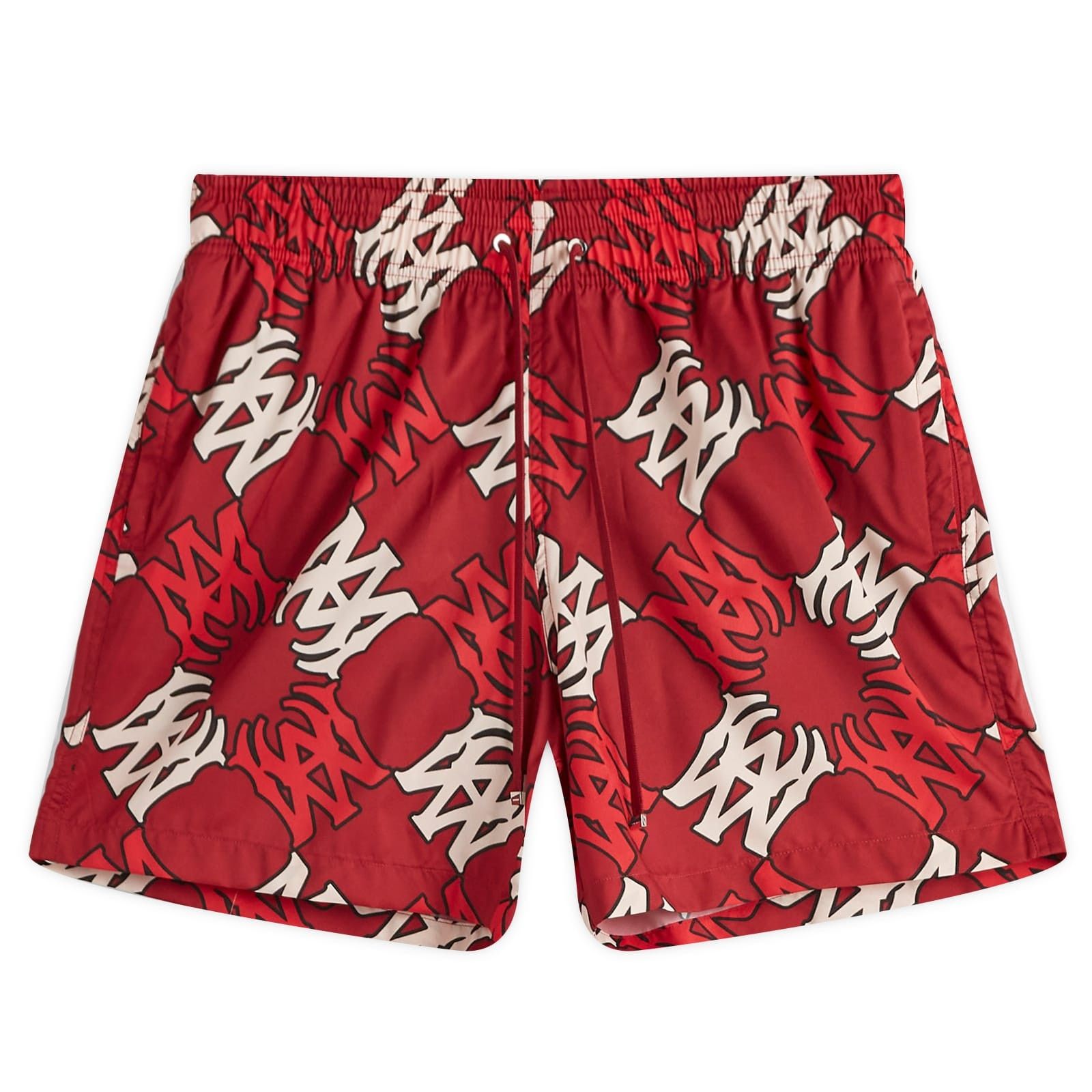 Amiri o1s1wg110126 Quad Print Swim Shorts in Multicolor Size US 34 / EU 50 - 1 Thumbnail