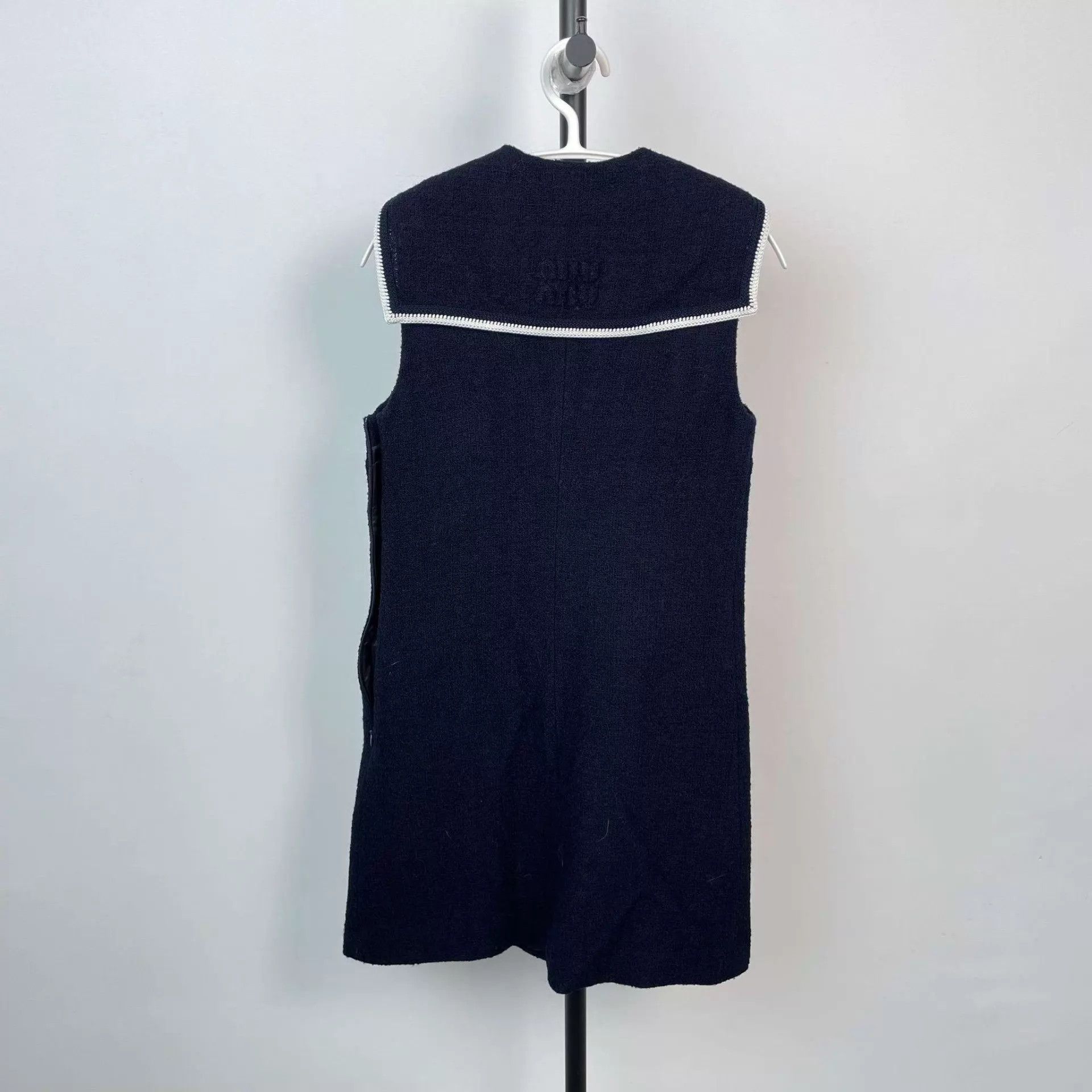 Miu Miu MIU MIU women's tweed naval collar dress 36 Size XS / US 0-2 / IT 36-38 - 2 Thumbnail