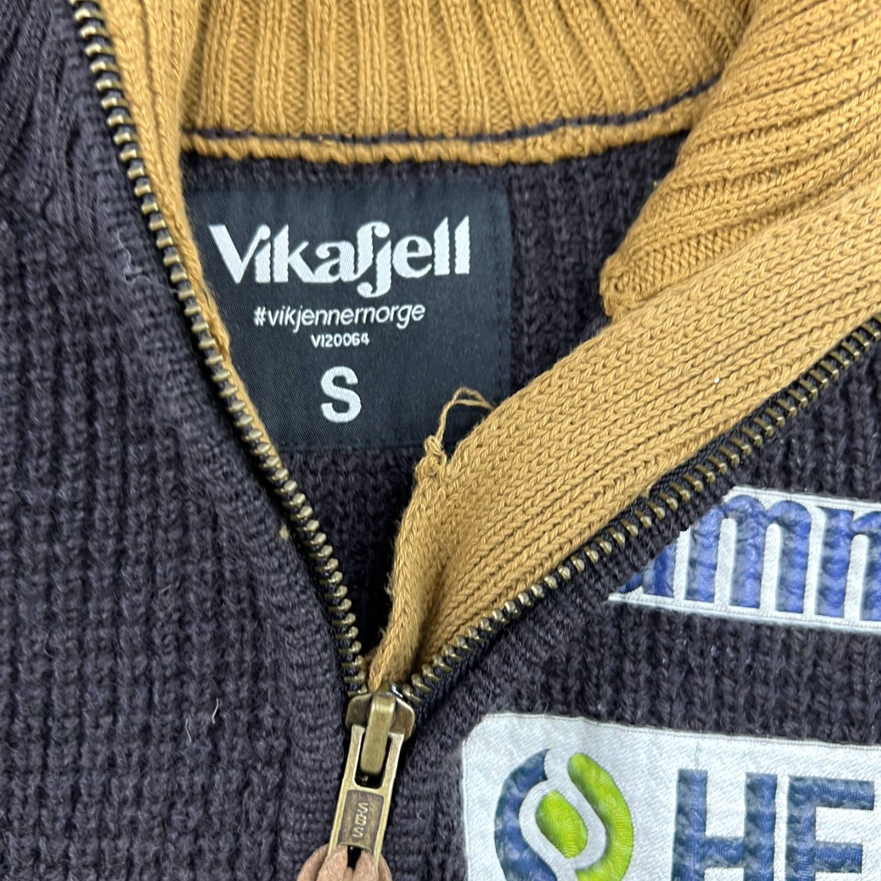 Vintage VIKAFJELL Ski Team Norway Sweater Mens S Wool Knitted 1/4 Zip Winter Sports Size US S / EU 44-46 / 1 - 3 Thumbnail