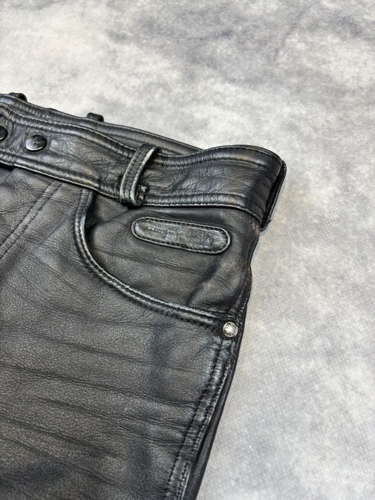Genuine Leather Vintage Hein Gericke Real Leather Genuine Pants Opium Size US 30 / EU 46 - 2 Thumbnail