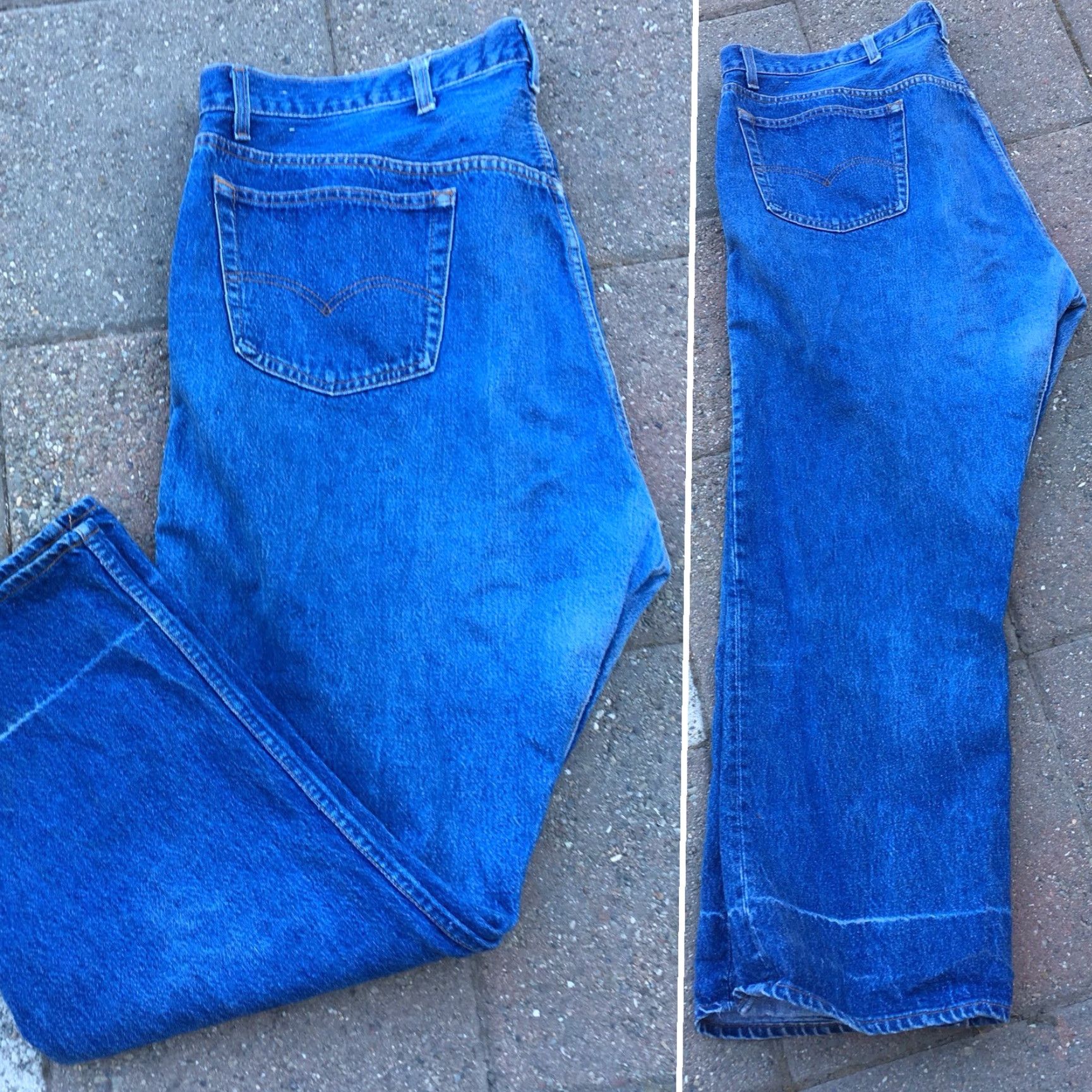 Vintage Vintage Levi’s Button Fly 501 Jeans Denim Blue 43 Waist 30 Inseam Made In USA Levi’s Jeans Rockabilly Mens Boys? Size US 43 - 5 Thumbnail