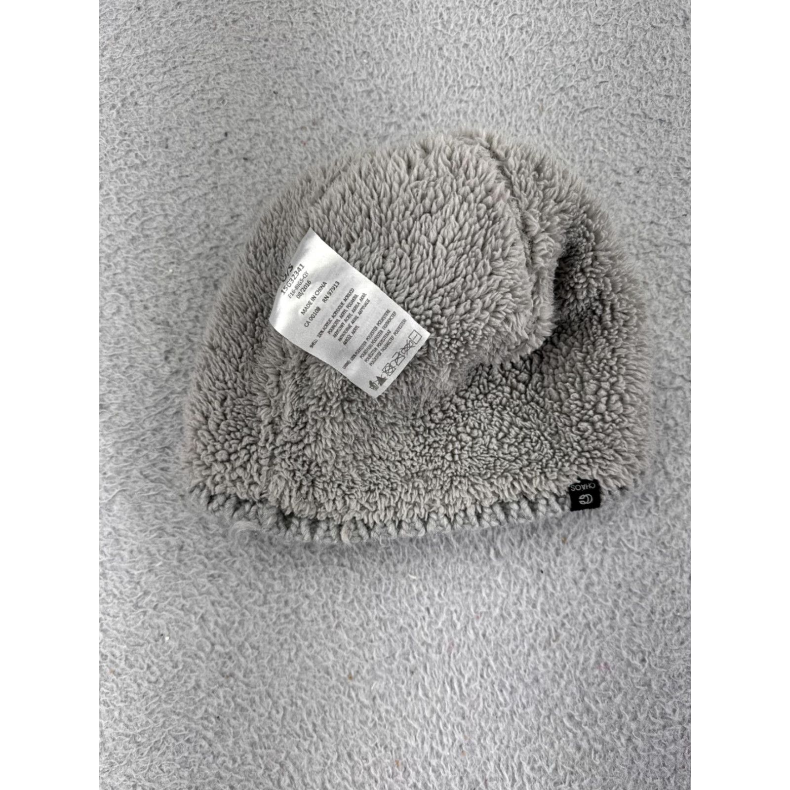 Vintage Chaos Beanie Toque Womens One Size Gray Acrylic Knit Beanie Casual Activewear Ski Womens Size ONE SIZE - 4 Thumbnail