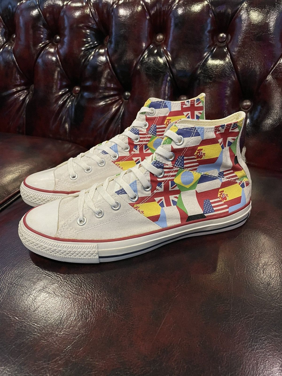 Converse Converse All Star Unisex All Nations Flags World Size US 10 / EU 43 - 1 Thumbnail