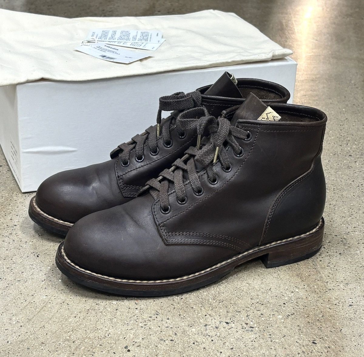 Other Visvim 24ss Brigadier Boots Dk.brown US9.5 Size US 9.5 / EU 42-43 - 1 Thumbnail