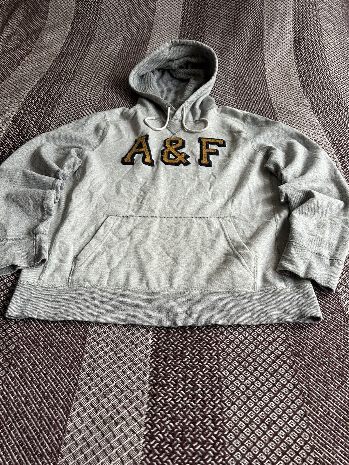 Abercrombie & Fitch × Vintage Abercrombie & Fitch Vintage Hoodie Grey Streetwear Size M Size US M / EU 48-50 / 2 - 3 Thumbnail