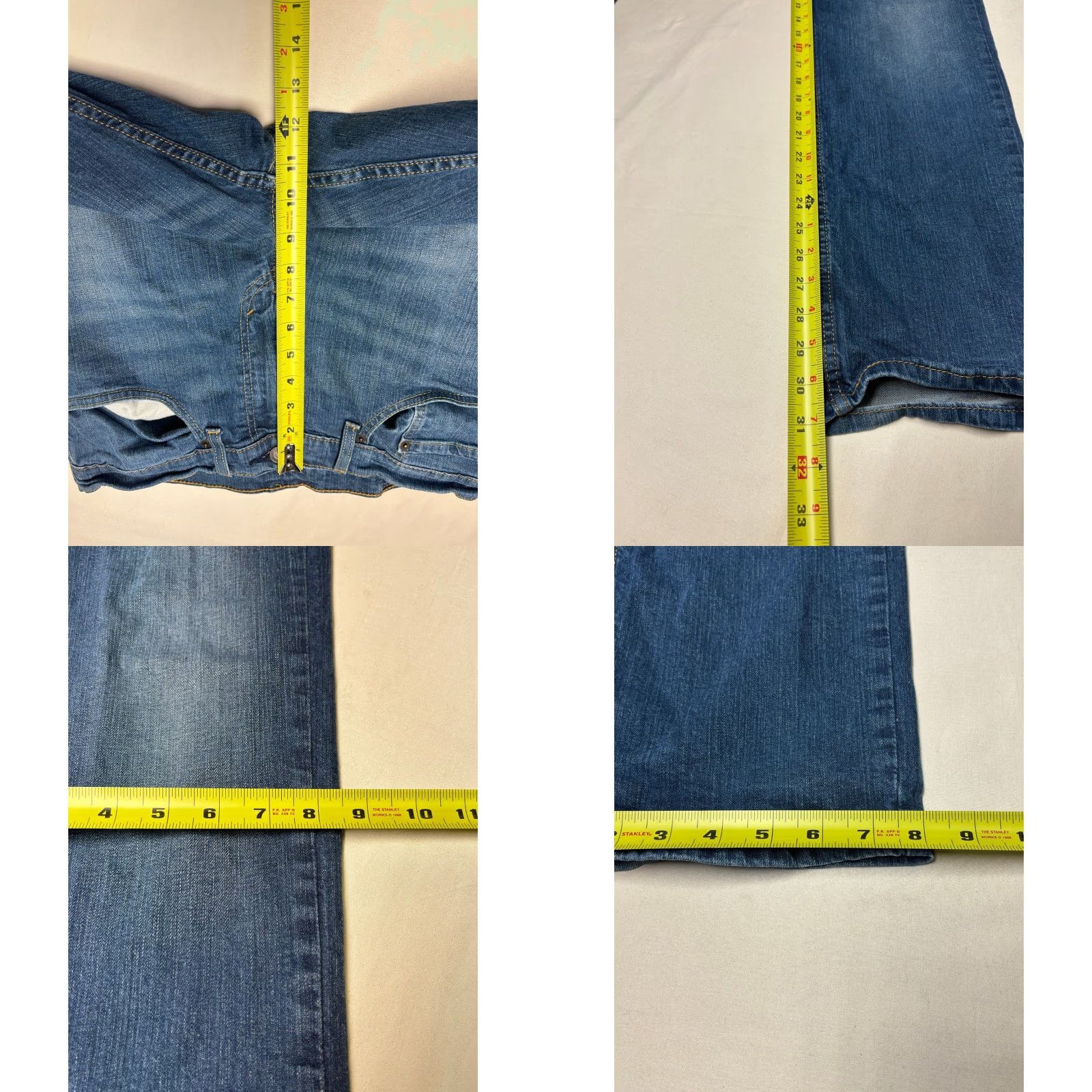 Levi's Levi's 550 Jeans Blue Men Regular W34 L32 Straight Mid Rise Denim Size US 34 / EU 50 - 9 Thumbnail