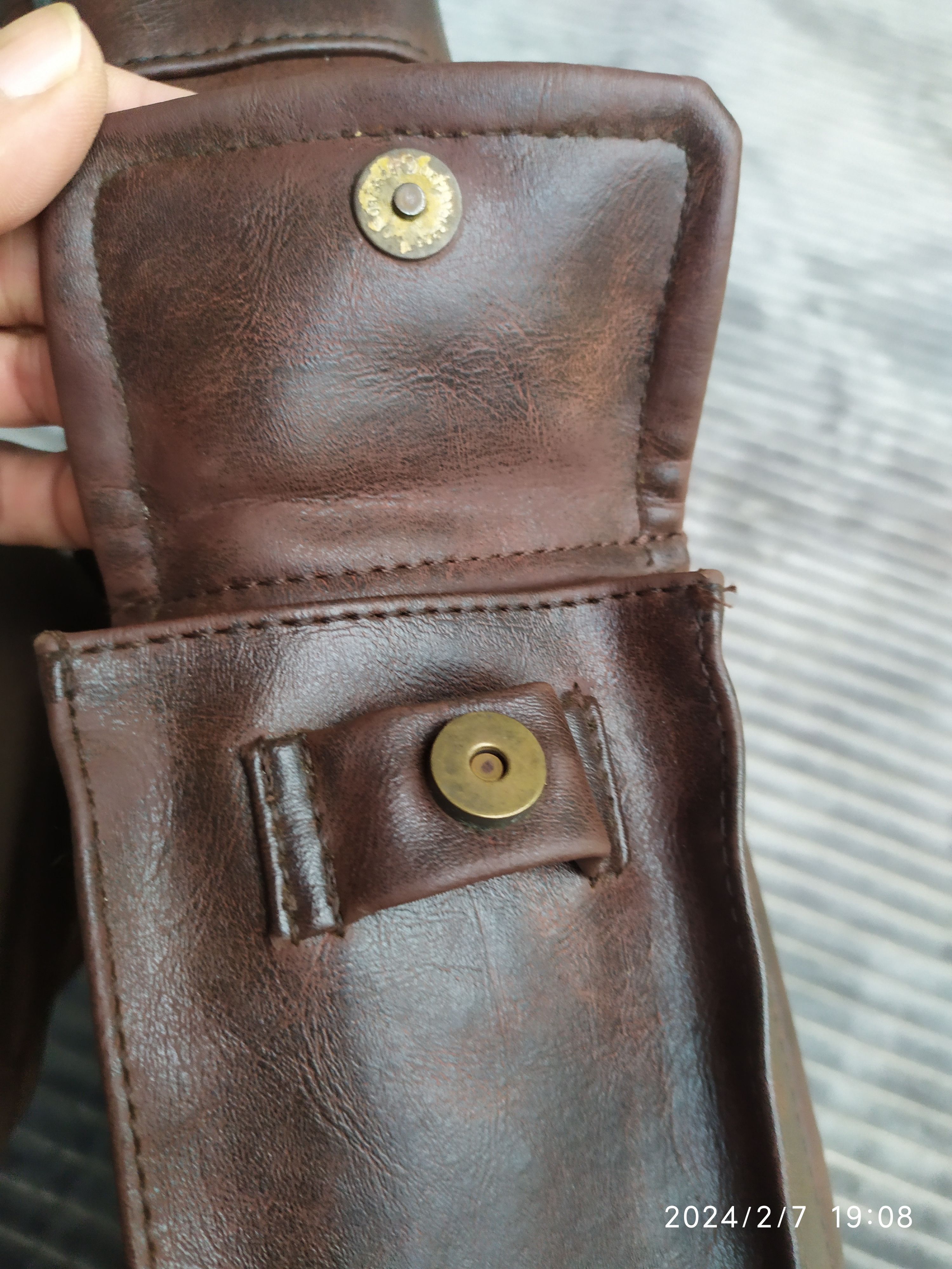 If Six Was Nine × Japanese Brand × Leather Vintage Japanese brand Leather Bag Size ONE SIZE - 8 Thumbnail