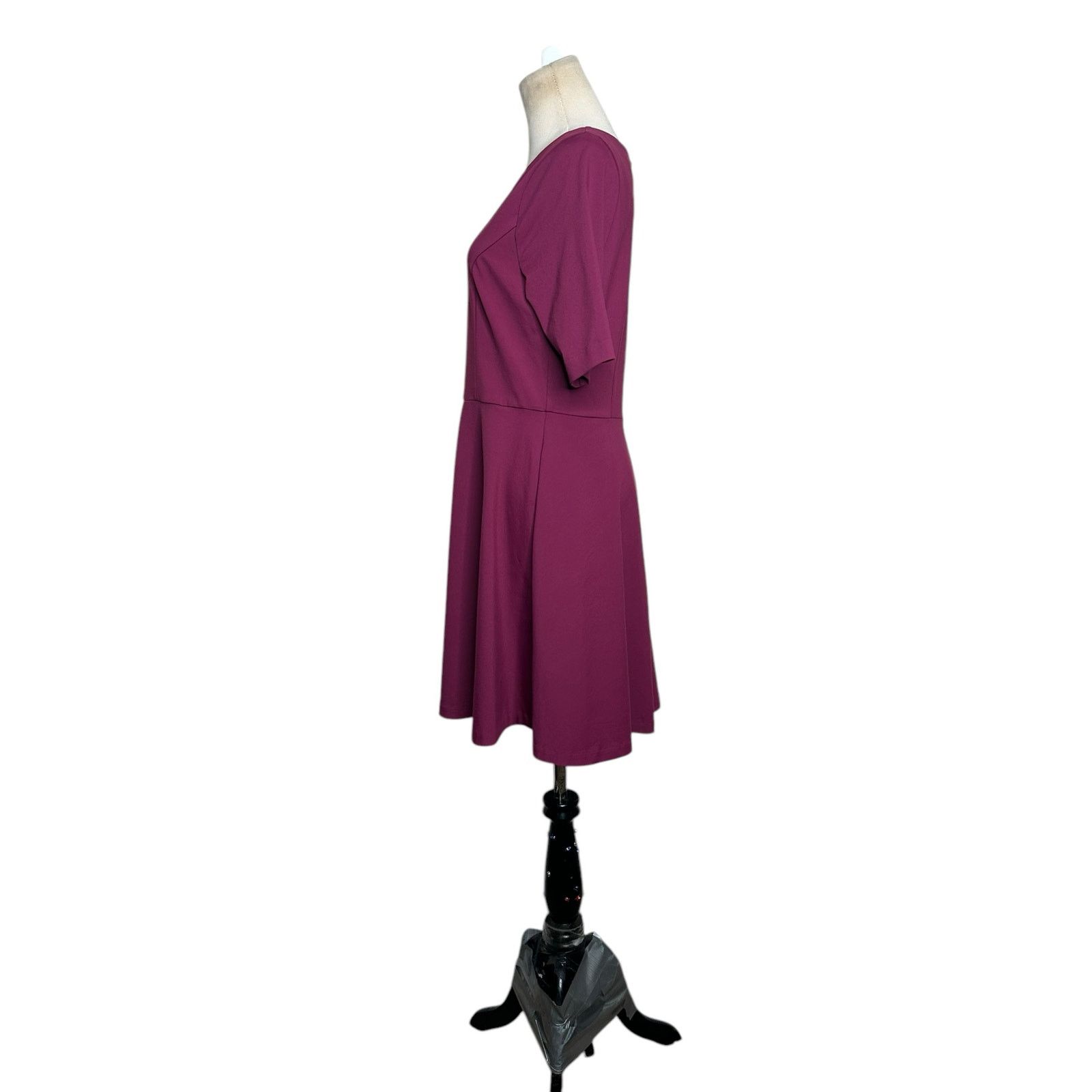 Cynthia Rowley Cynthia Rowley plum fit and flare mini dress size 8 Size M / US 6-8 / IT 42-44 - 8 Thumbnail