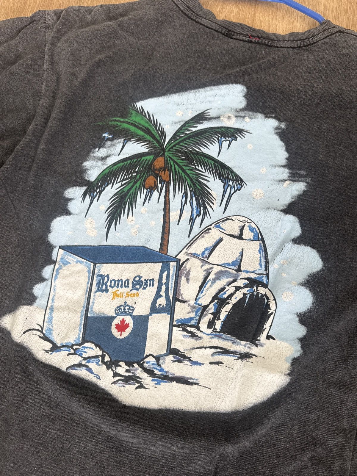 Full Send Full Send Nelk Boys “Rona Season” vintage wash t-shirt 2020 Size US M / EU 48-50 / 2 - 4 Thumbnail