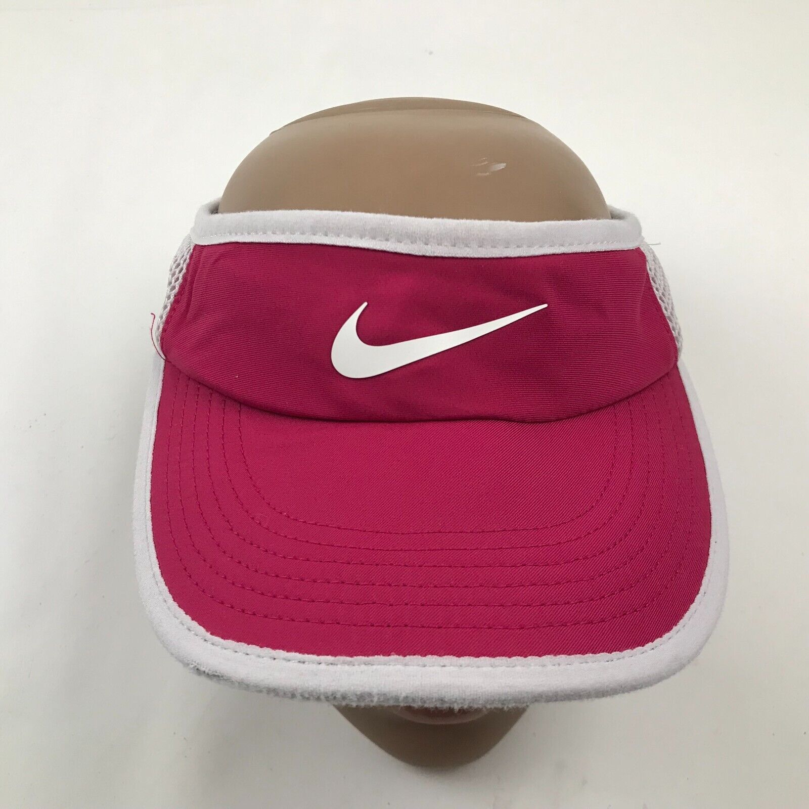 Nike Nike Visor Hat Cap Stretch Fit Womens Pink Adjustable Dry Fit