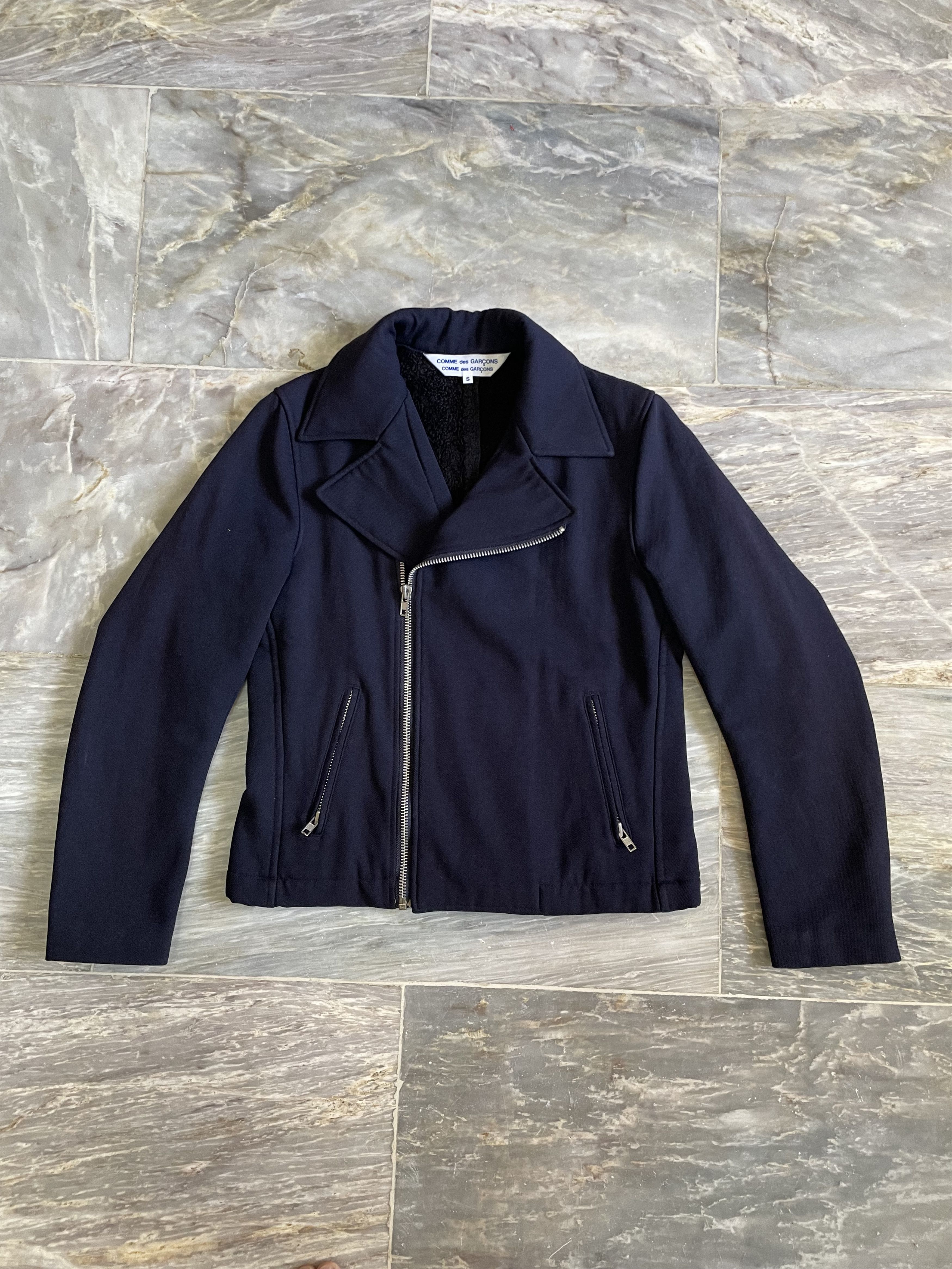 Comme des Garcons CDG CDG Double Biker Jacket Size US S / EU 44-46 / 1 - 1 Thumbnail