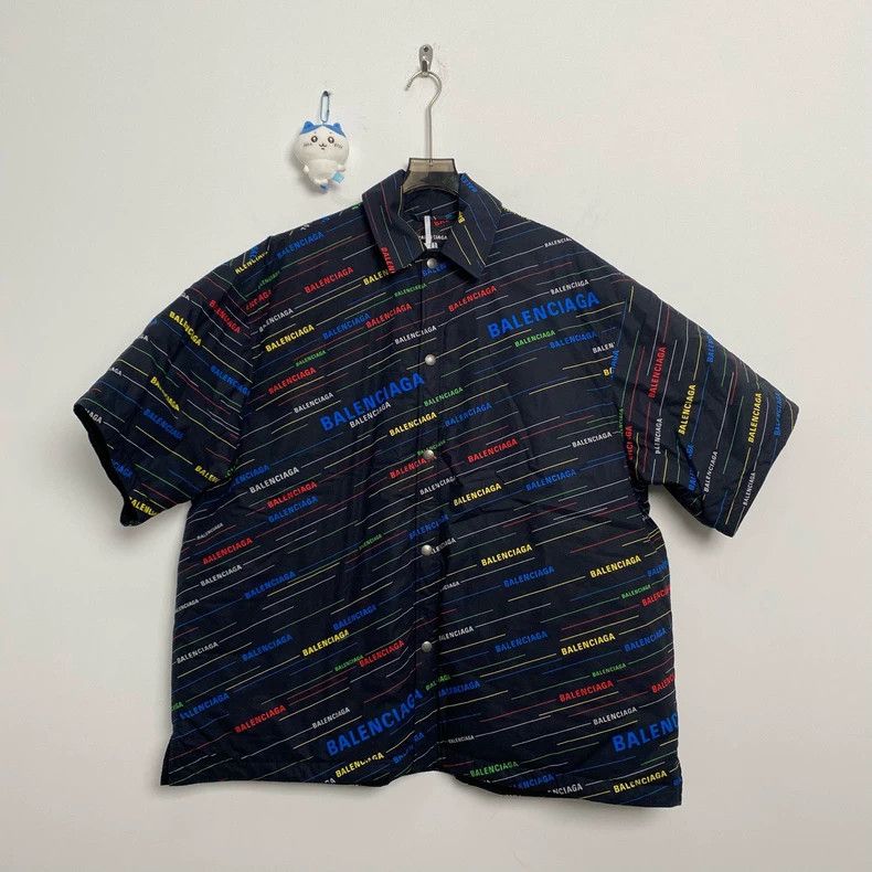 Balenciaga Balenciaga Colorful Print Down Vest - dmc Size US S / EU 44-46 / 1 - 1 Thumbnail