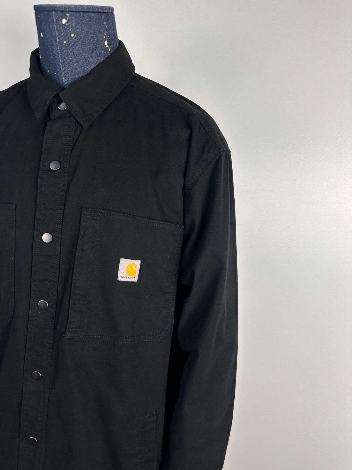 Carhartt Carhartt Rugged Flex Fleece Lined Shirt Jacket Black Size XL Size US XL / EU 56 / 4 - 2 Thumbnail