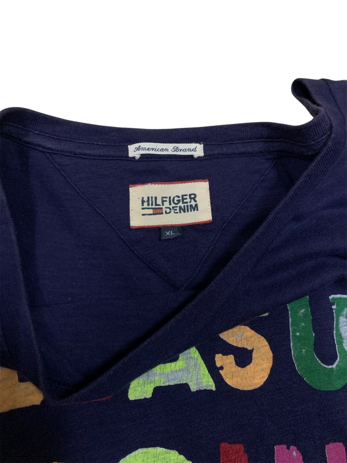 Tommy Hilfiger Tommy Hilfiger Men's Navy Printed Size US L / EU 52-54 / 3 - 2 Thumbnail