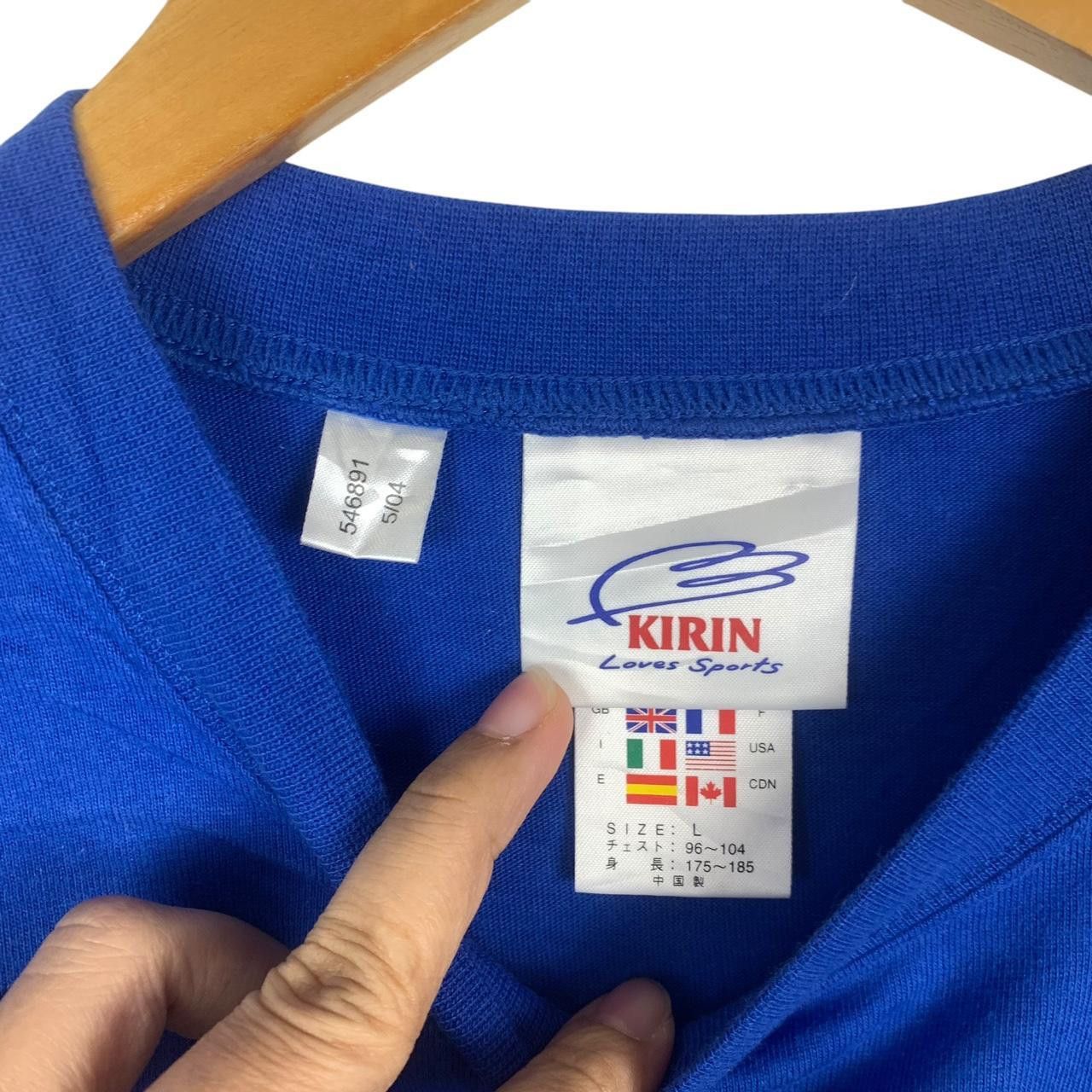 Vintage Vintage ADIDAS KIRIN GO JAPAN 2006 Football Jersey Tee Size US L / EU 52-54 / 3 - 3 Thumbnail