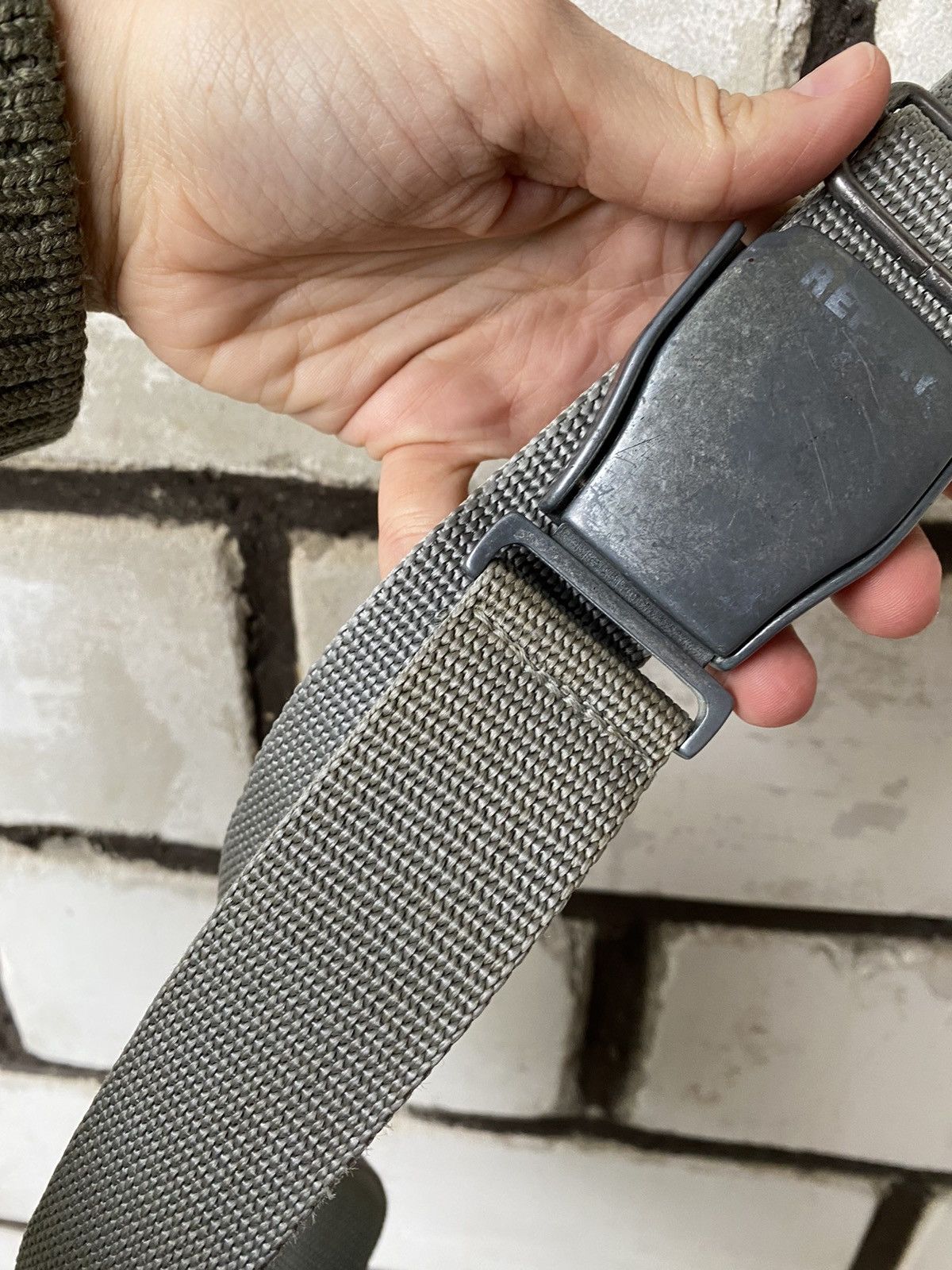 Japanese Brand × Replay y2k Replay canvas tape belt Size ONE SIZE - 7 Thumbnail