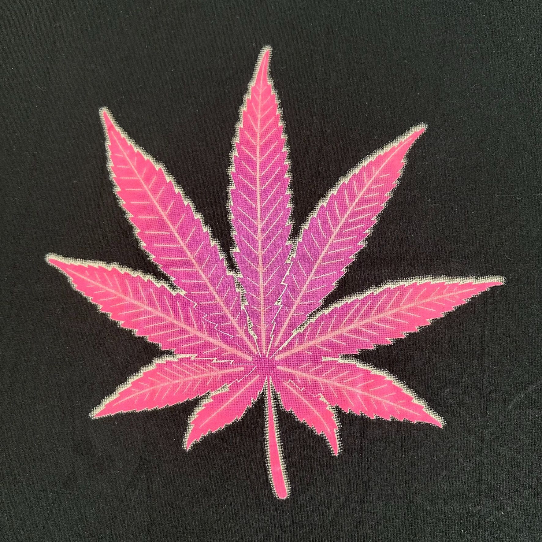 Gildan Vintage Y2K Marijuana Leaf Weed T-Shirt Skate Hippie 420 Bla Size US XL / EU 56 / 4 - 2 Thumbnail