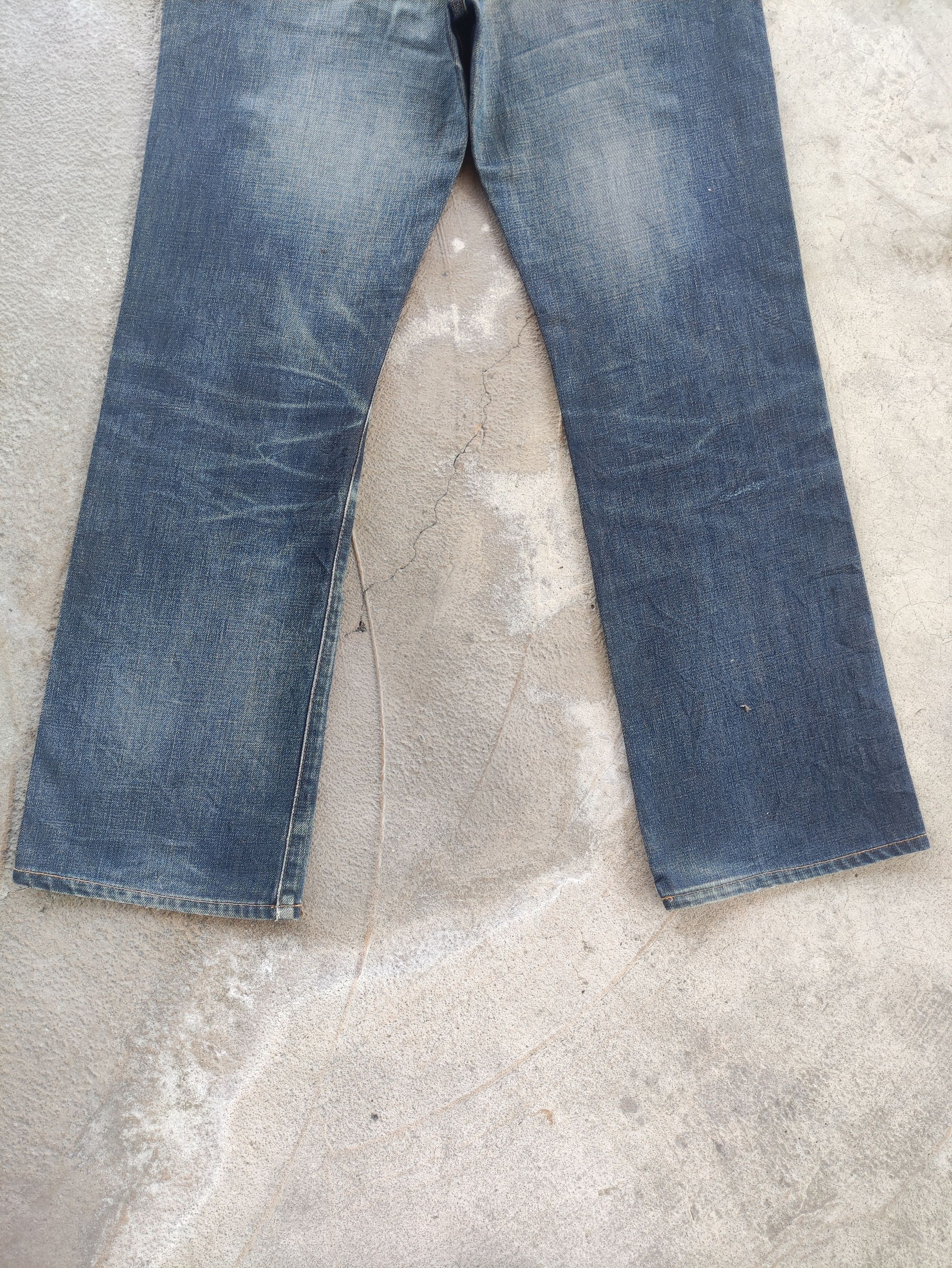 Edwin Vintage Edwin 503 Japan Flare Distressed Faded Jean Size US 30 / EU 46 - 11 Thumbnail